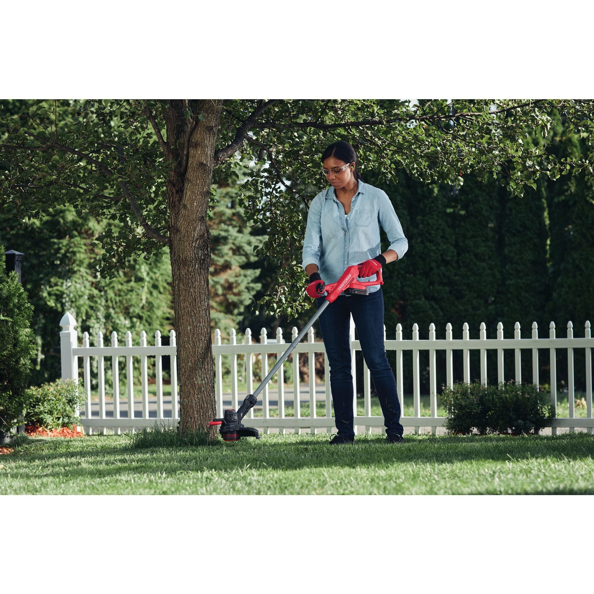 CRAFTSMAN V20* Cordless 10 in WEEDWACKER String Trimmer and Edger (Tool Only) Online now