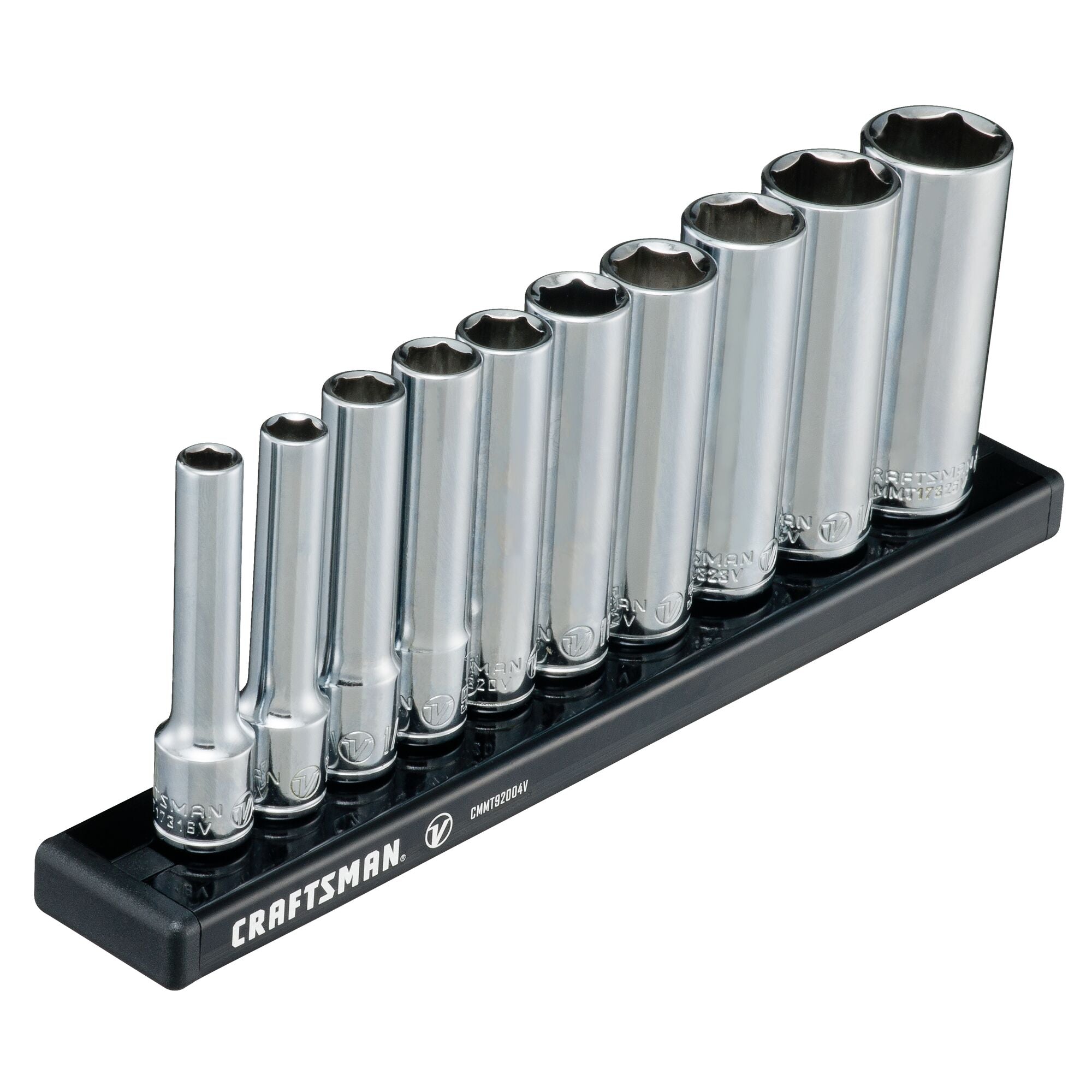 V-Series™ 1/4 in Drive SAE Deep 6-Point Socket Set (10 pc) Online Sale