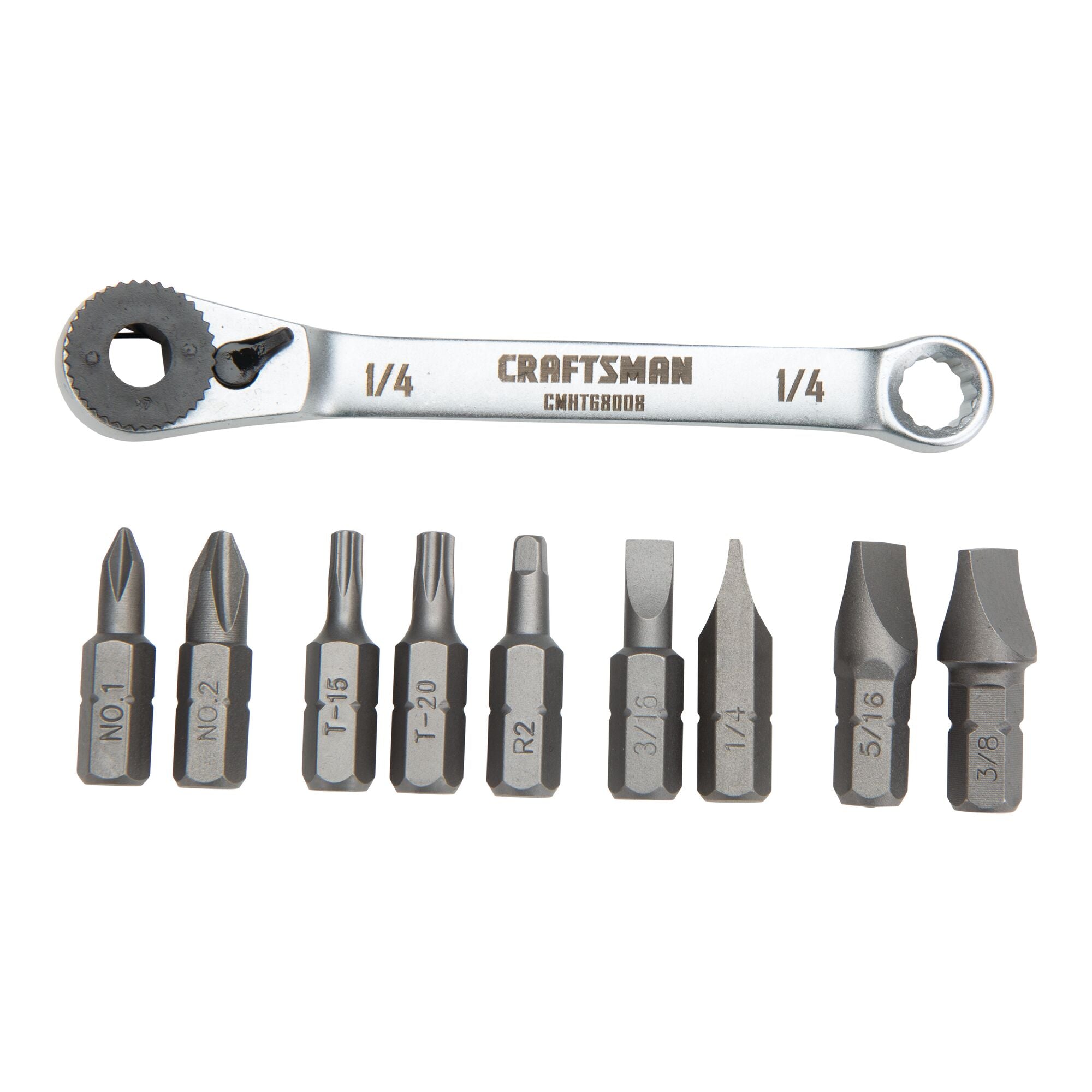 Ratcheting Offset Multi-Bits Screwdriver Set (10 pc) on Sale