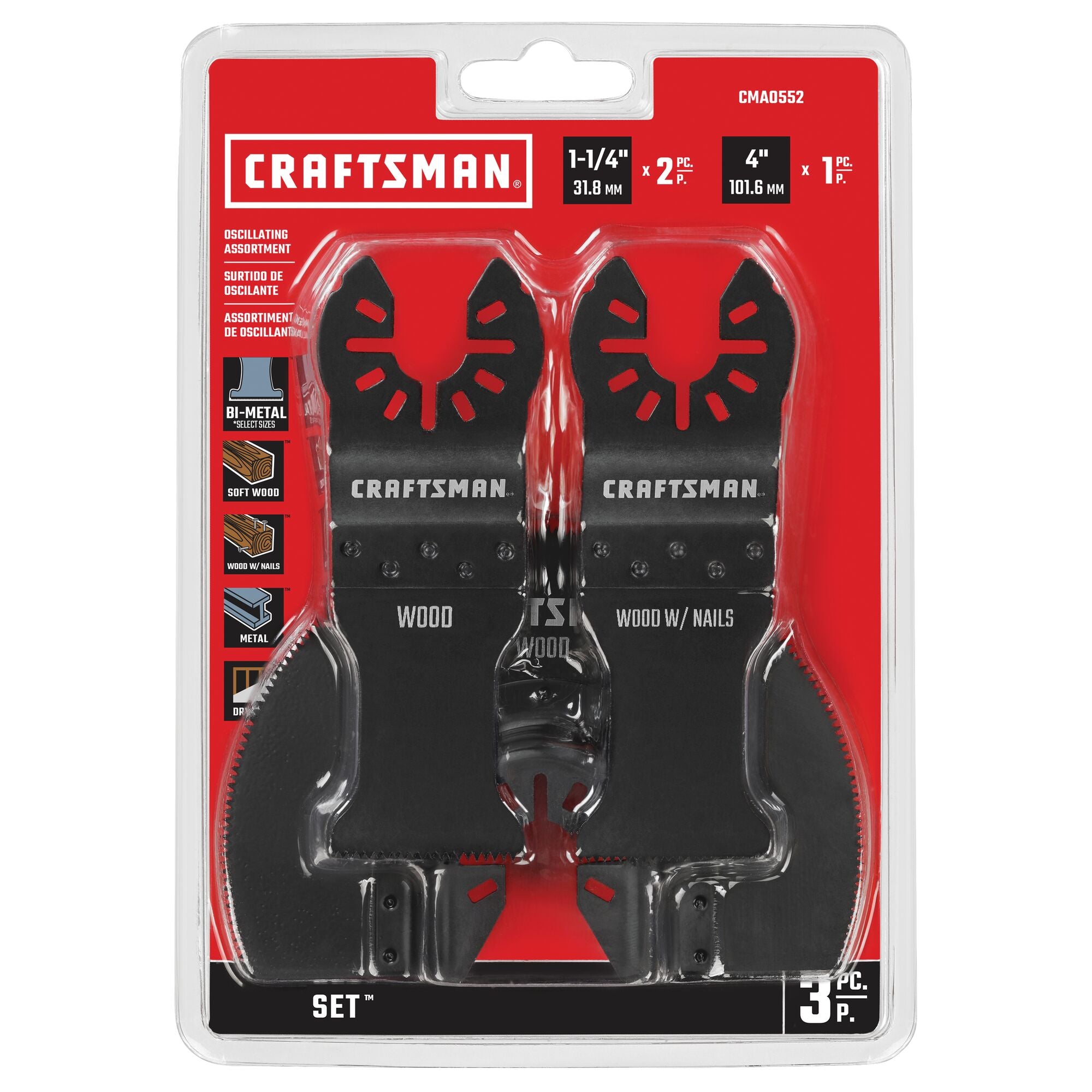 Oscillating Bm Wood And Metal Cut Set 3P on Sale
