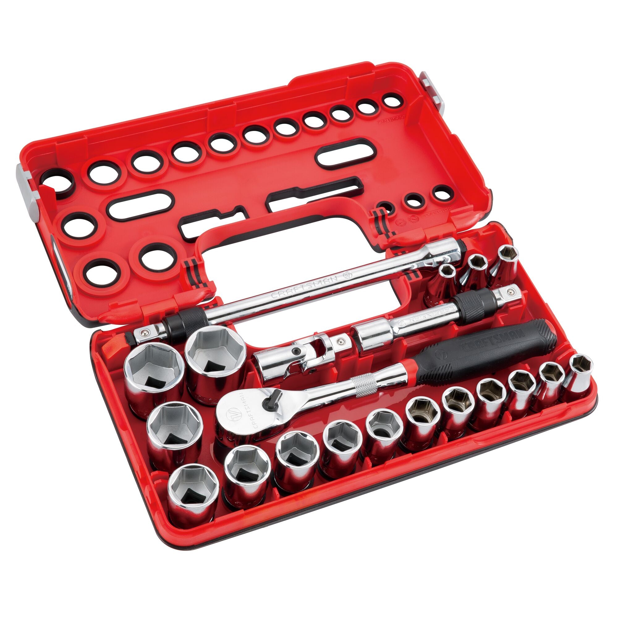 V-Series™ 1/2 in Drive Metric 6-Point Tool Set (21 pc) Hot on Sale