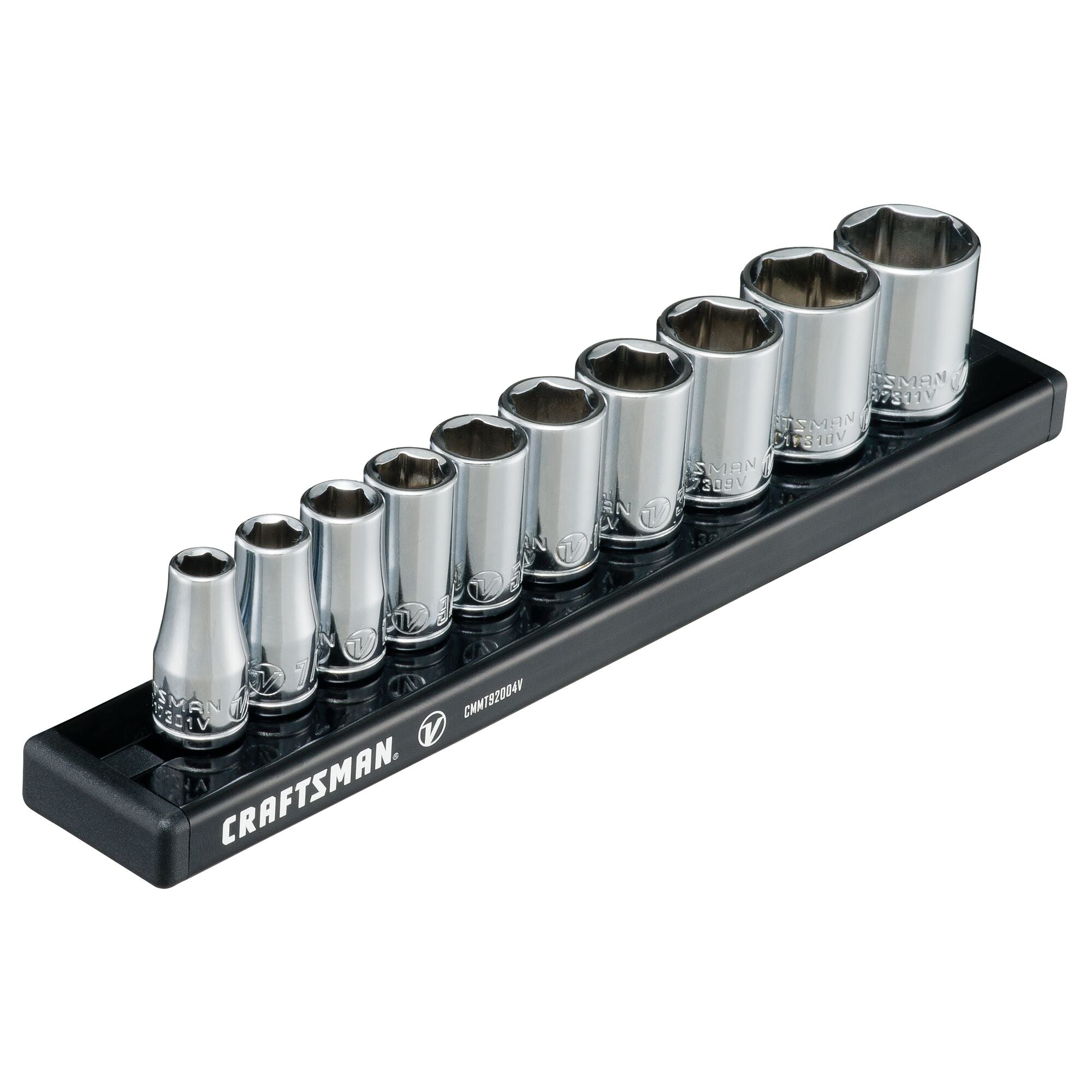V-Series™ 1/4 in Drive SAE 6-Point Socket Set (10 pc) on Sale