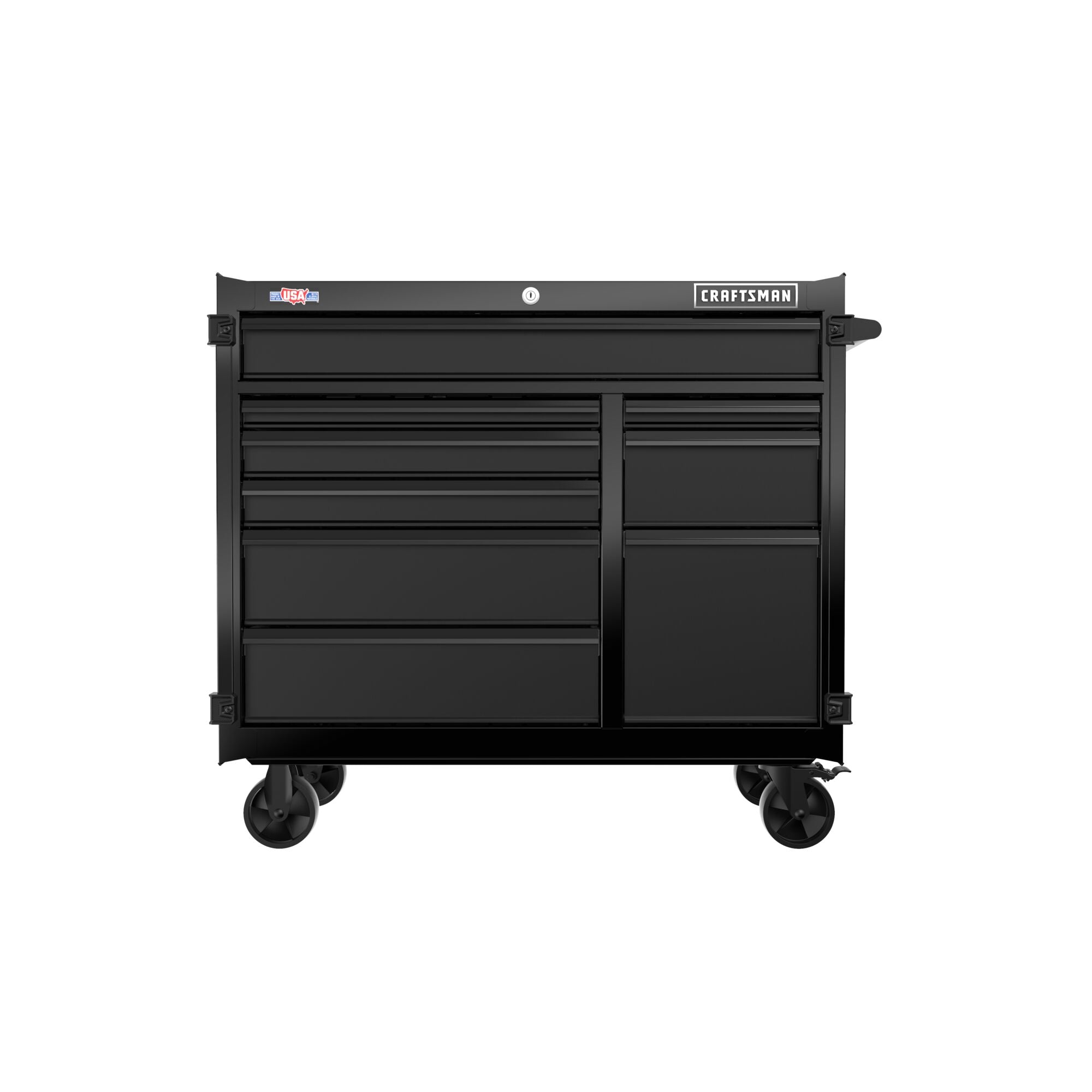 Premium S2000 Series 41 Inch Wide 9-Drawer Rolling Tool Cabinet – Black Online now