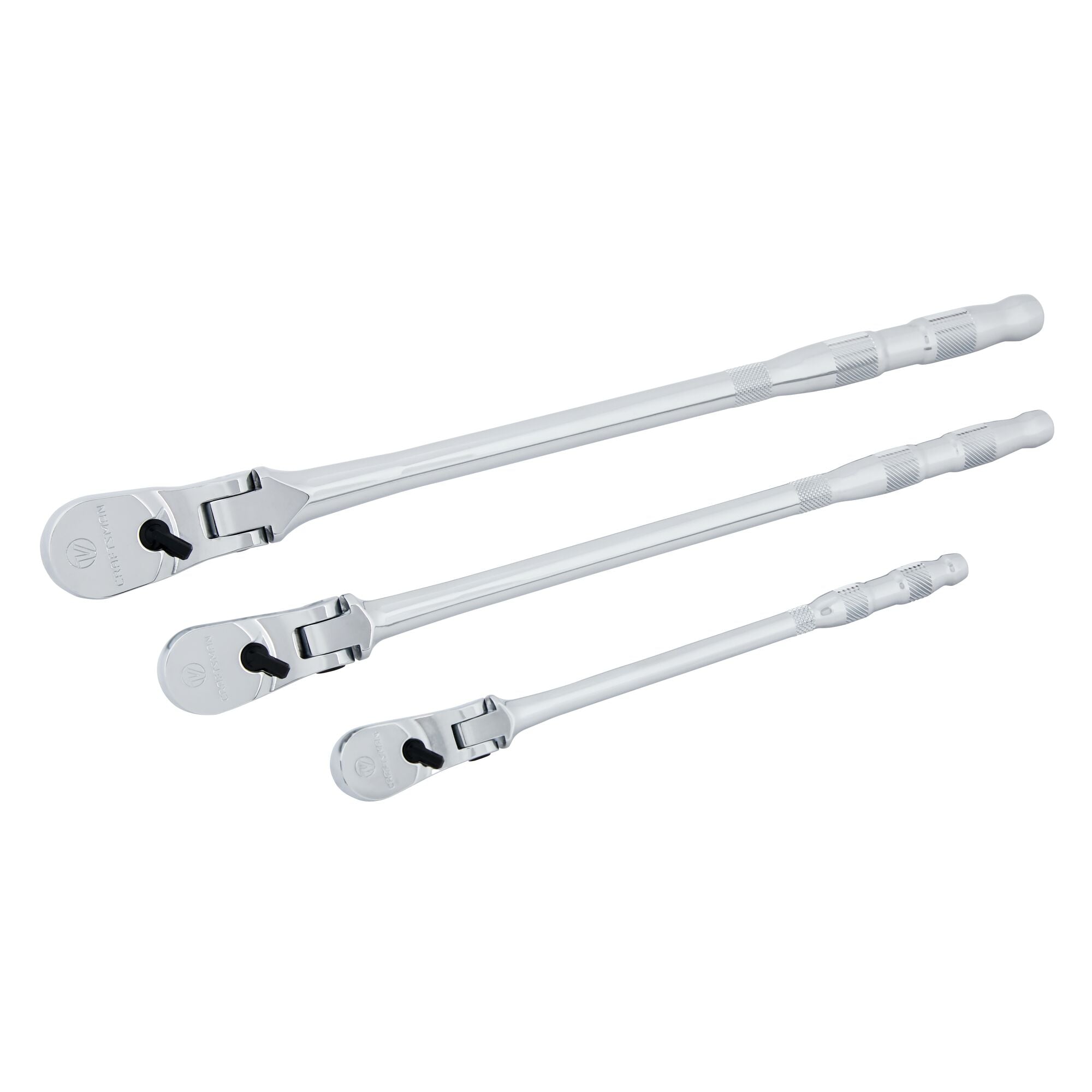 V-Series™ 1/4 in, 3/8 in, and 1/2 in Drive Long Flex™ Head Ratchet (3 PK) Discount