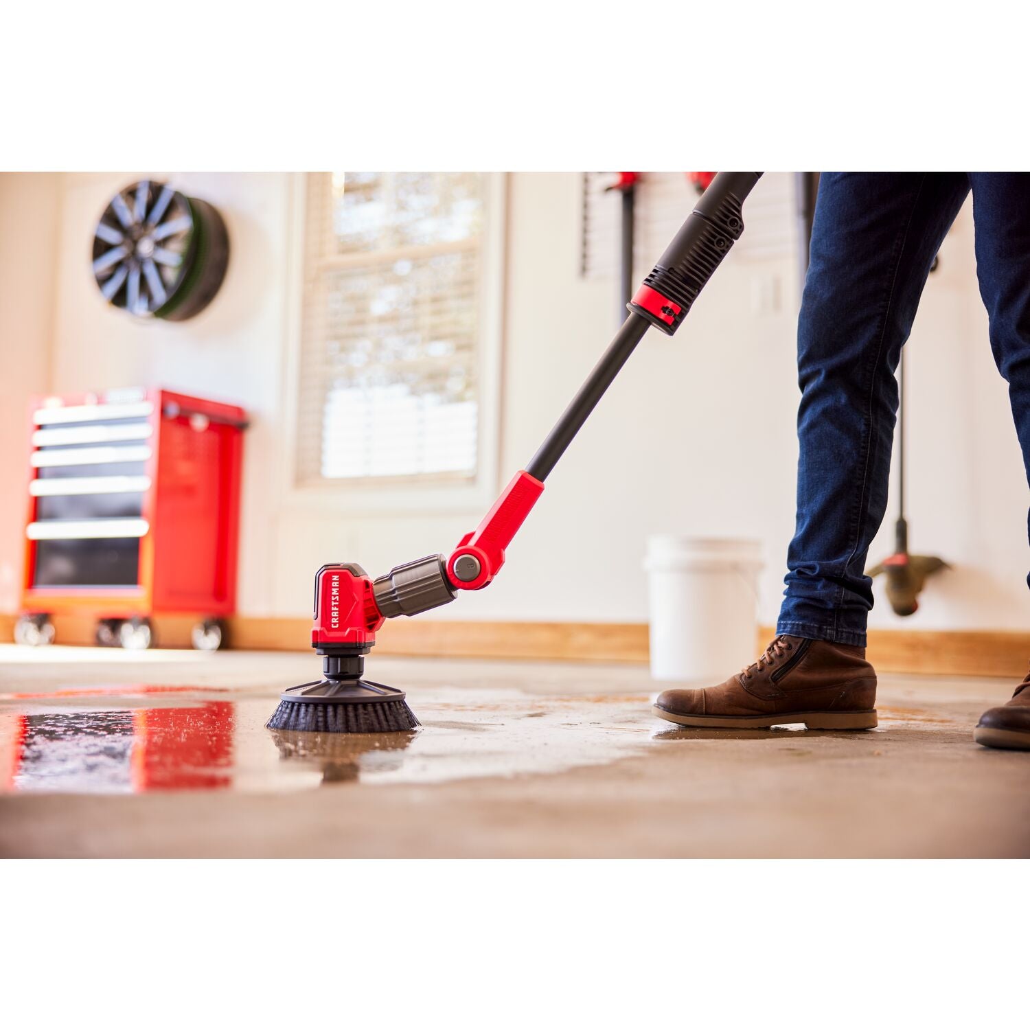 Powered Scrubber Hard Bristle Brush Hot on Sale