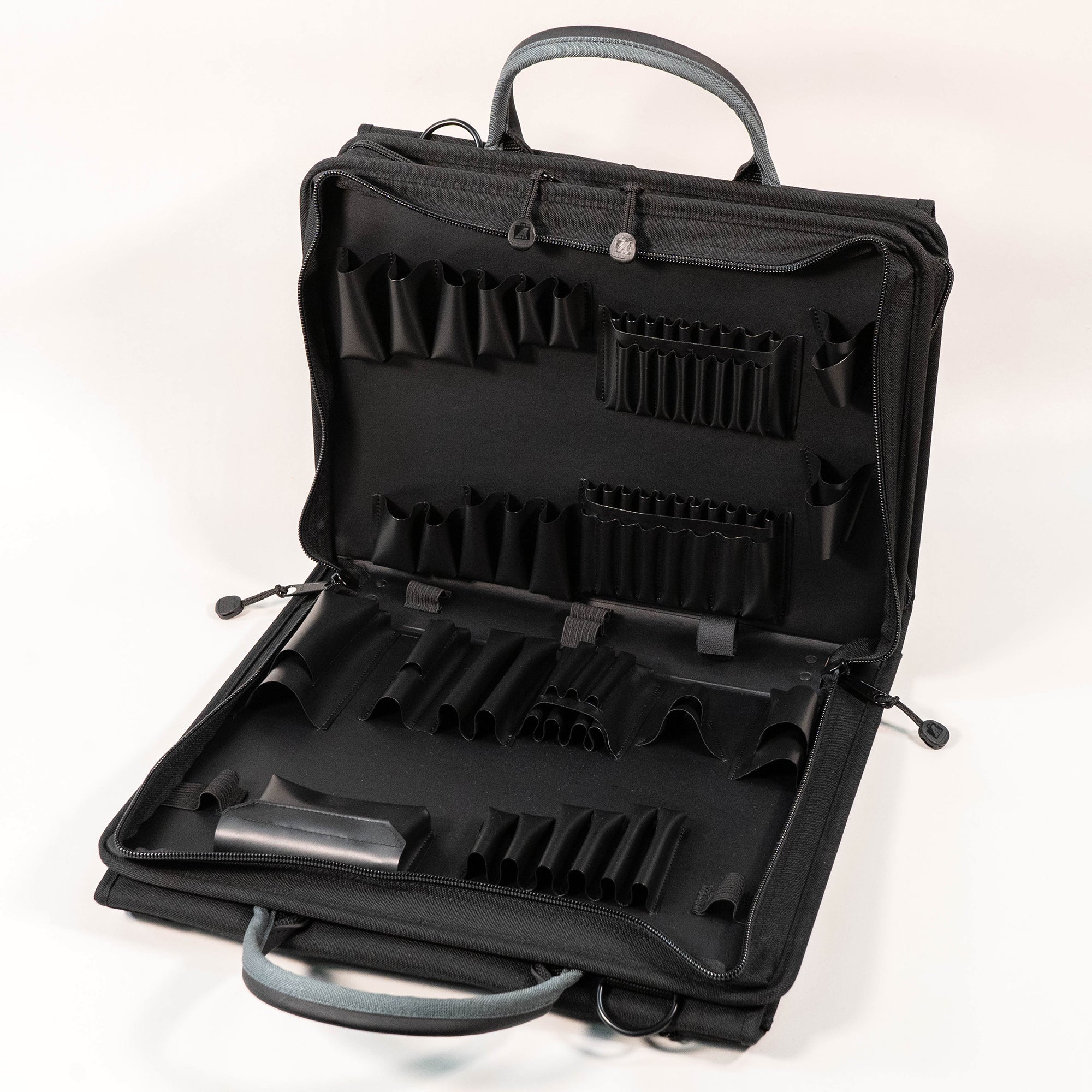 Crawford 277-BLK Zipper Tool Case Two Compartment Double-Sided 17″ x 12-1/2″ x 5-1/2″ Sale