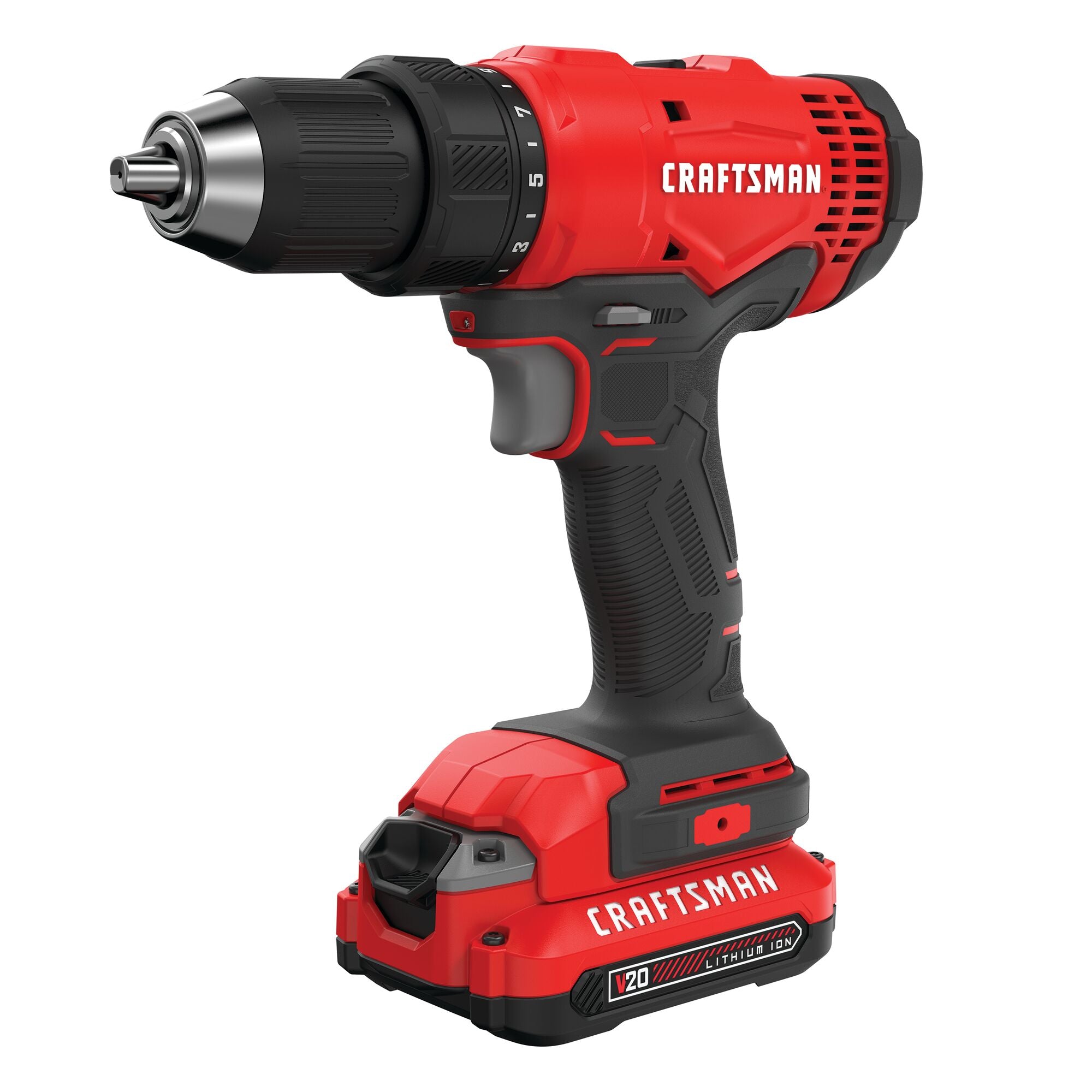V20* 1/2-in Cordless Drill/Driver Kit With Two 1.5 Ah Batteries and Charger Discount