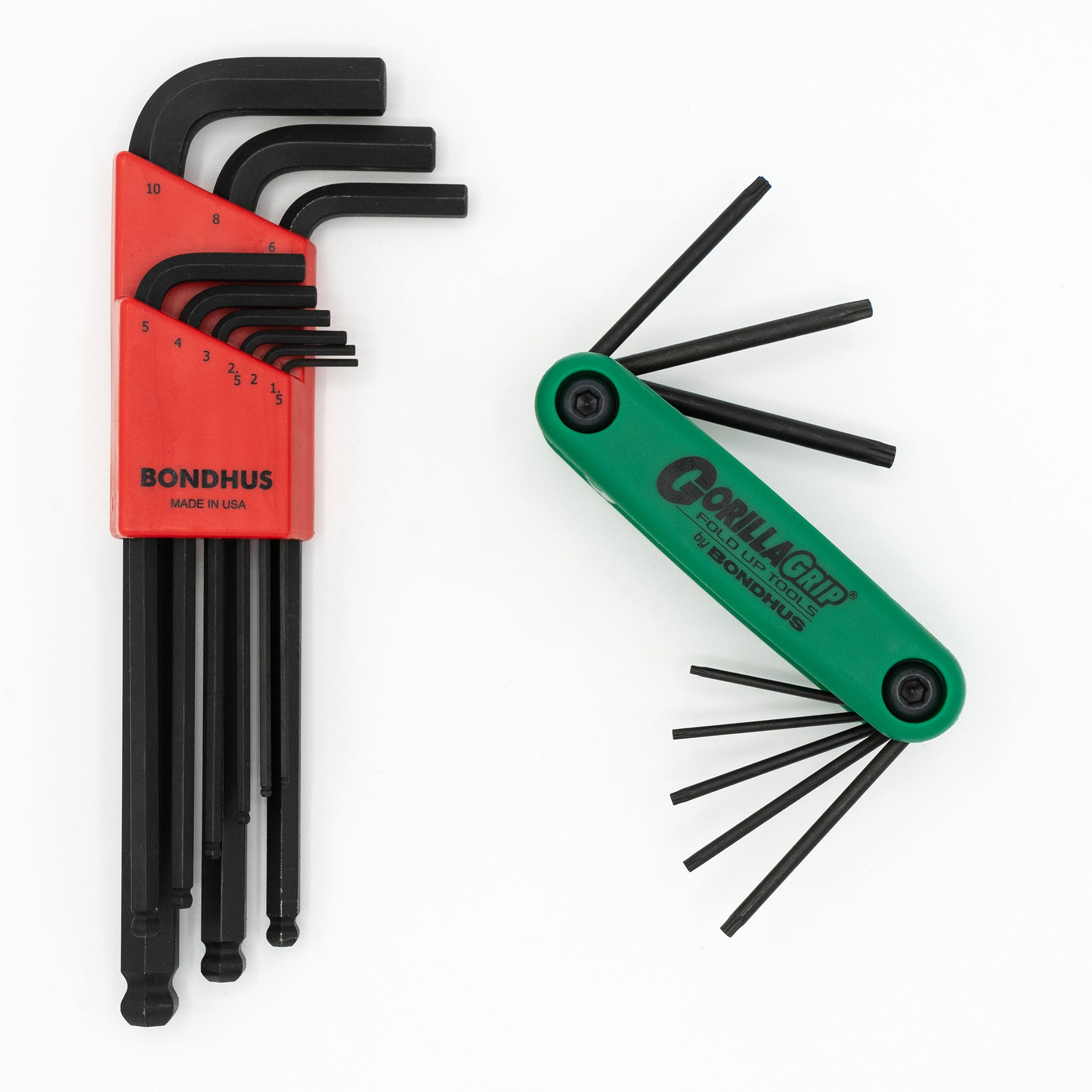 Bondhus 14126 Multi Pack w/Ball End Metric 1.5-10mm Hex Key Set + Torx T6-T25 Fold Up Online