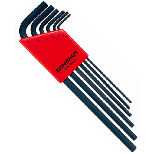 Bondhus 12146 Metric Hex Key Set (L-Wrenches) 6 Pieces 1.5mm to 5mm Hot on Sale