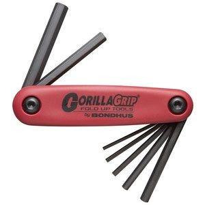 Bondhus 12587 Gorilla Grip Fold-Up Hex Metric 2mm to 8mm Fashion