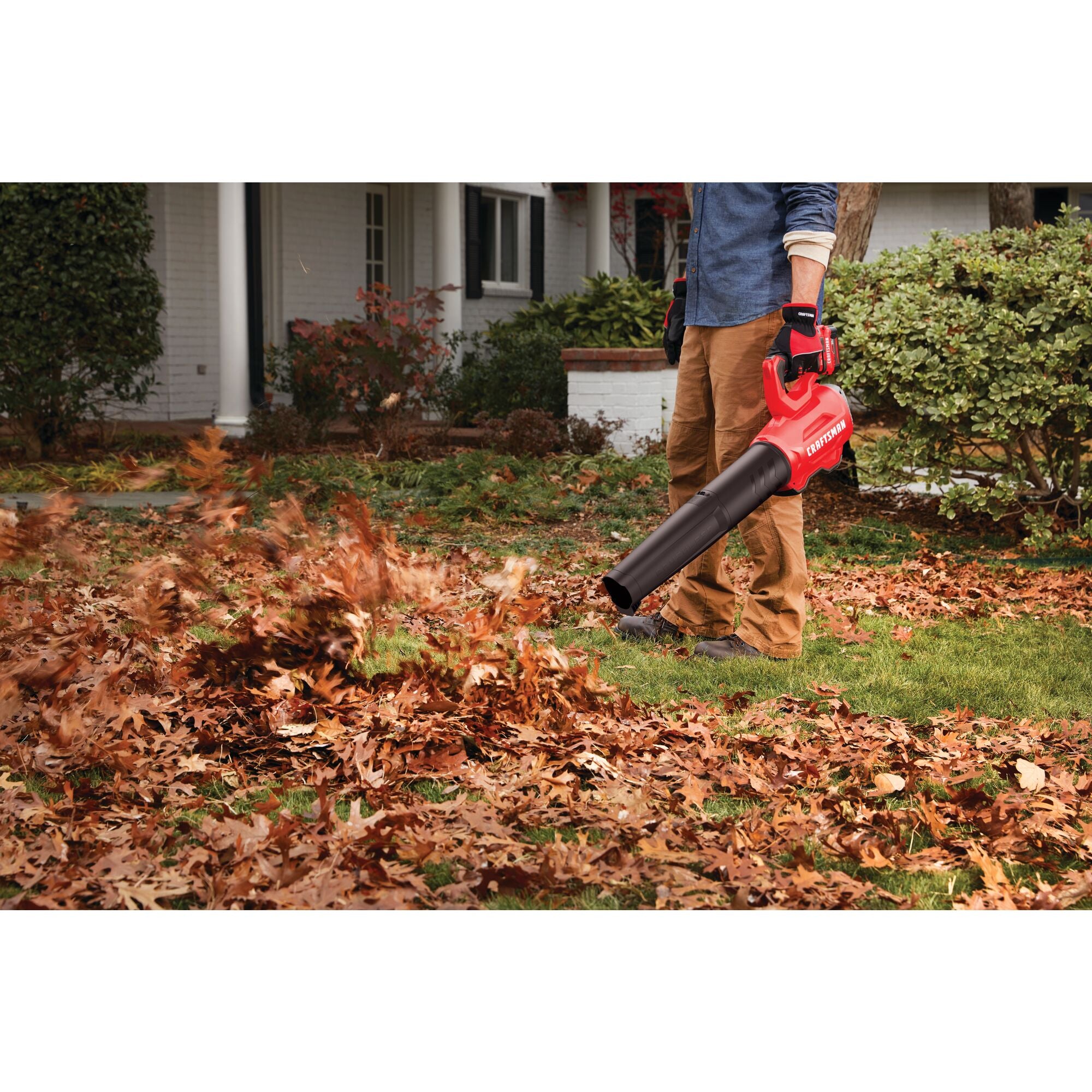 V20* Brushless Cordless Axial Leaf Blower Kit With 4.0 Ah Battery and Charger Hot on Sale