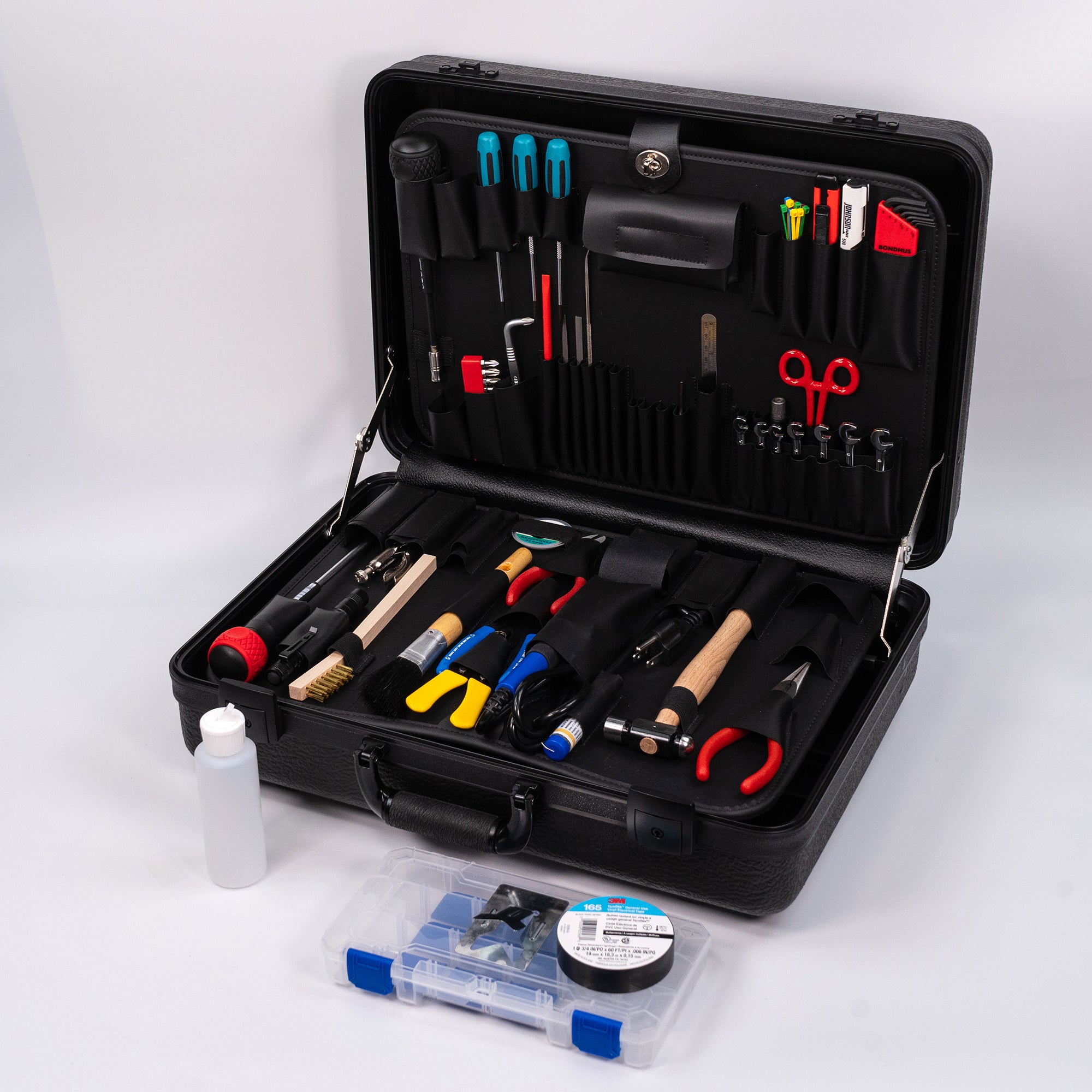 Crawford Basic Copier Tool Kit w/Vessel JIS Screwdrivers- 40V-G256 in Ultimate Gladiator 6″ Deep Tool Case Online now