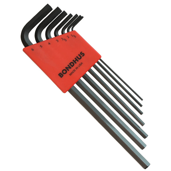 Bondhus 12192 Metric Hex Key Set (L-Wrenches) 7 Pieces 1.5mm to 6mm Hot on Sale