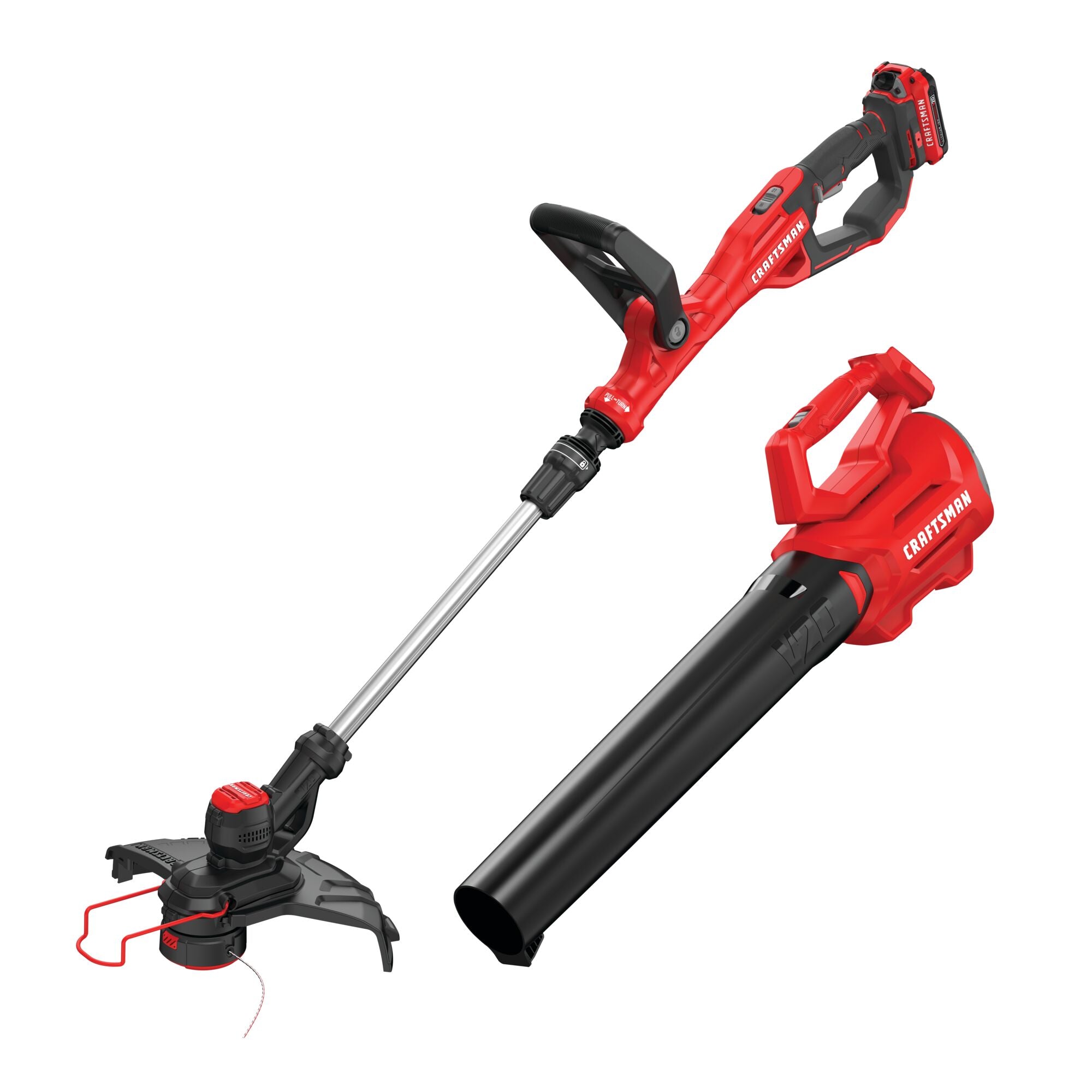 V20* WEEDWACKER® String Trimmer & Blower Combo Kit With 1.5 Ah Battery and Charger Hot on Sale