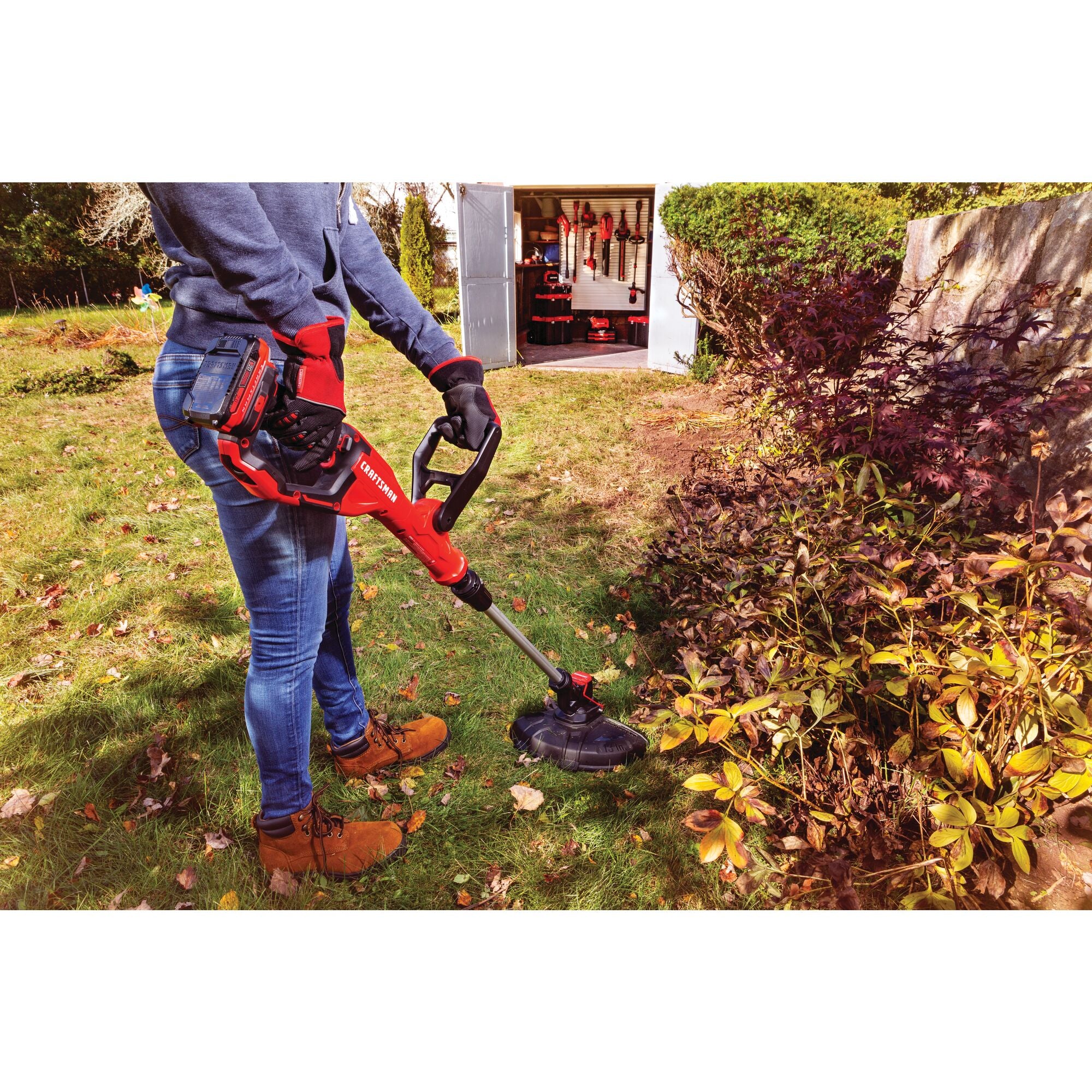 V20* WEEDWACKER® String Trimmer & Blower Combo Kit With 1.5 Ah Battery and Charger Hot on Sale