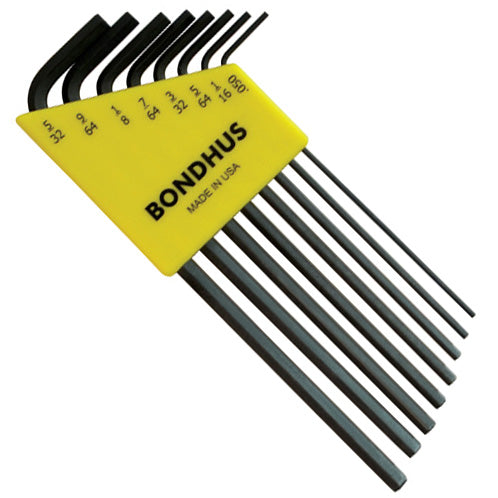 Bondhus 12132 Inch Hex Key Set (L-Wrenches) 8 Pieces .050″ to 5/32″ Fashion