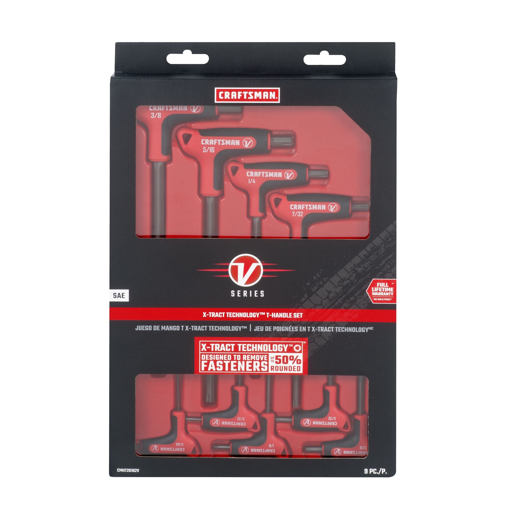 V-Series™ X-Tract Technology  SAE T-Handle Set (9 pc) Online Sale