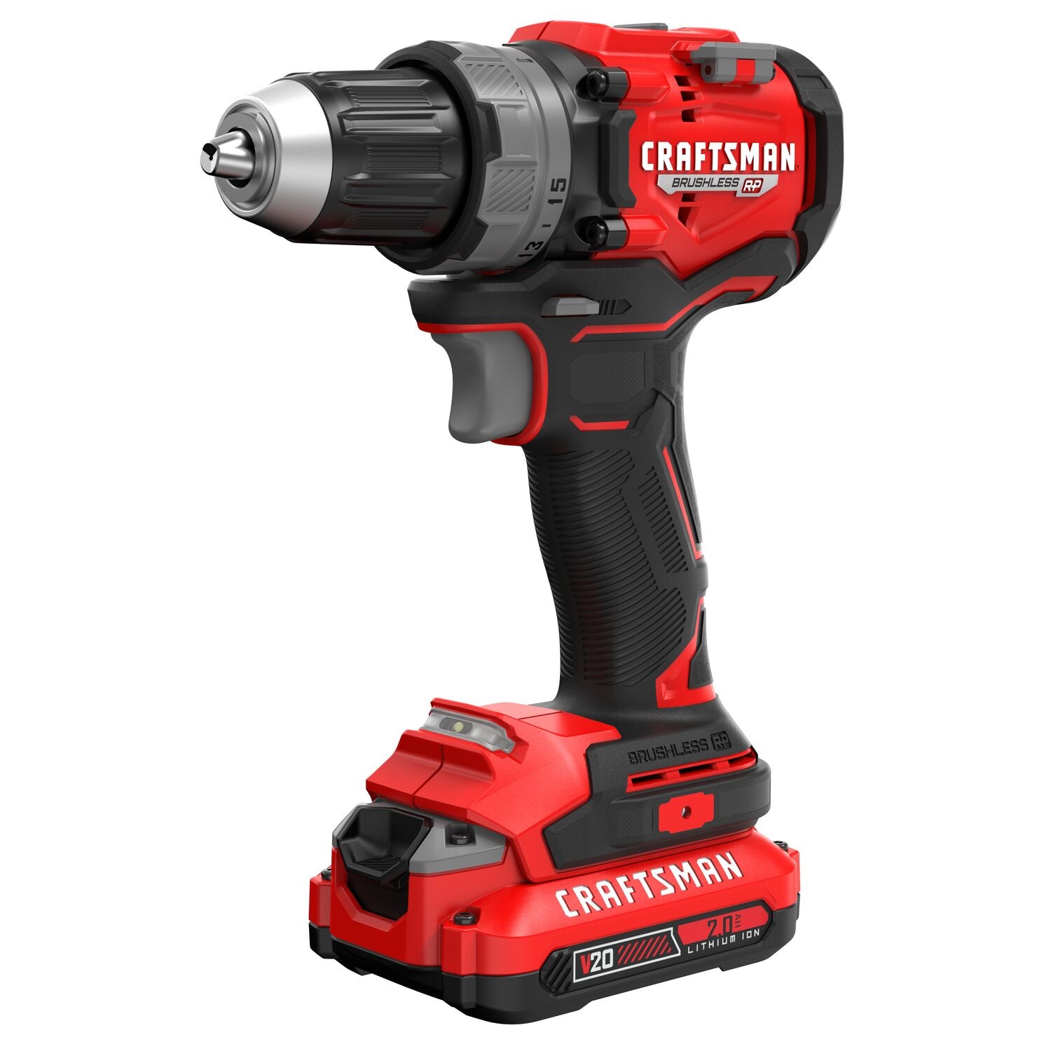 V20* BRUSHLESS RP™ 1/2 in. Drill/Driver Kit With Two 2.0 Ah Batteries and Charger Hot on Sale