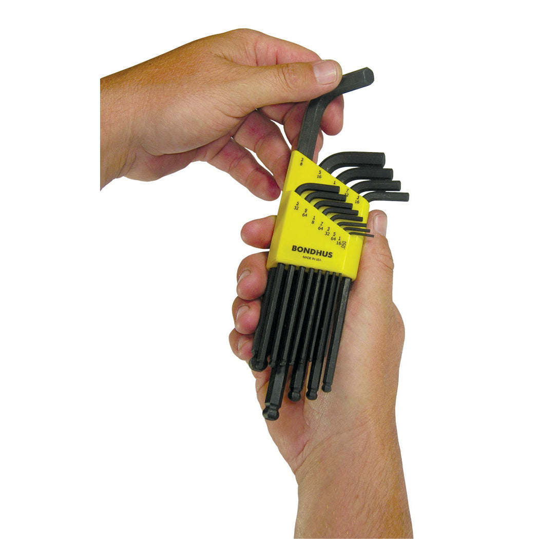 Bondhus 10937 Ball End Inch Hex Key Set 13 Pieces .050″ to 3/8″ on Sale