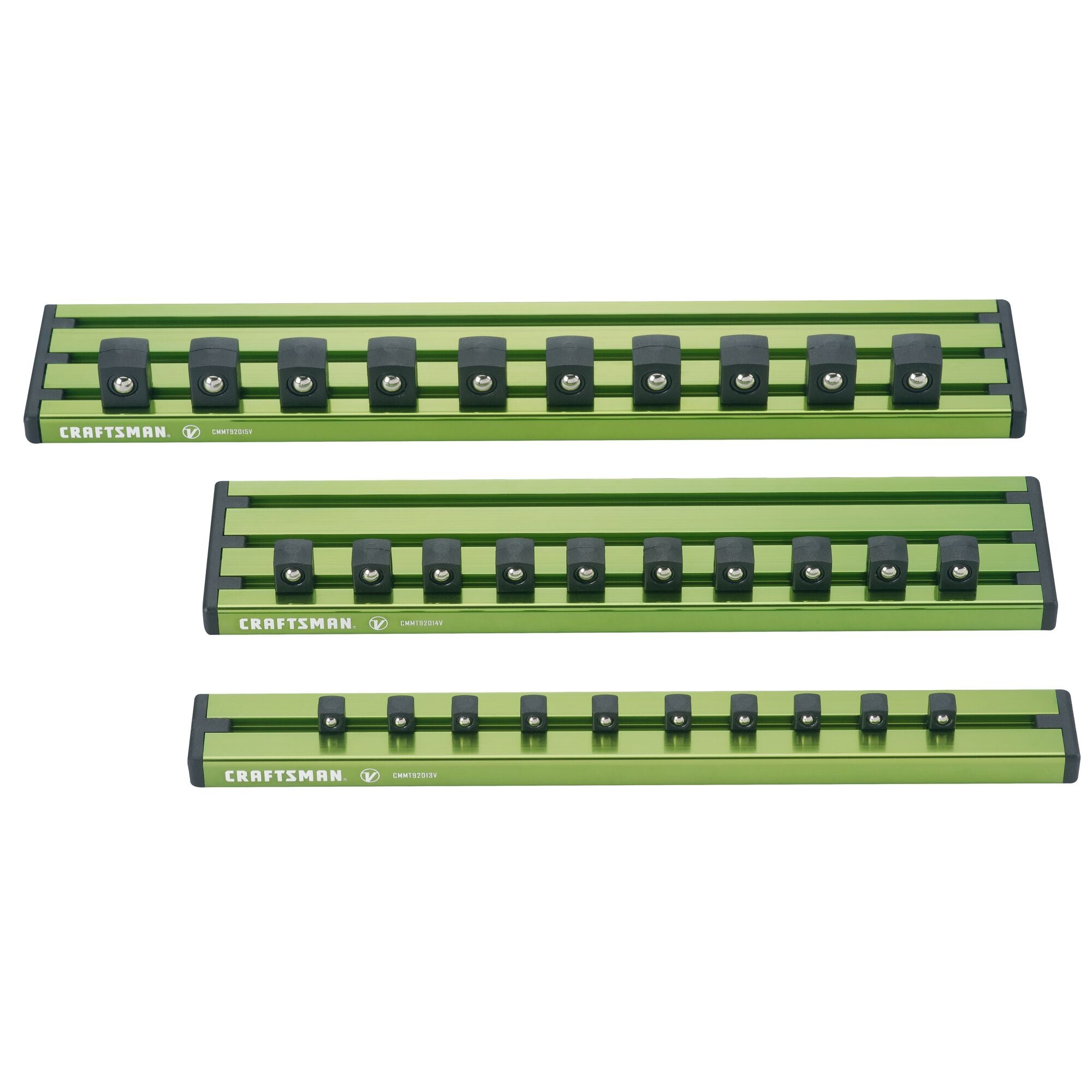 V-Series™ Magnetic Green Socket Rails (3 PK) Online now