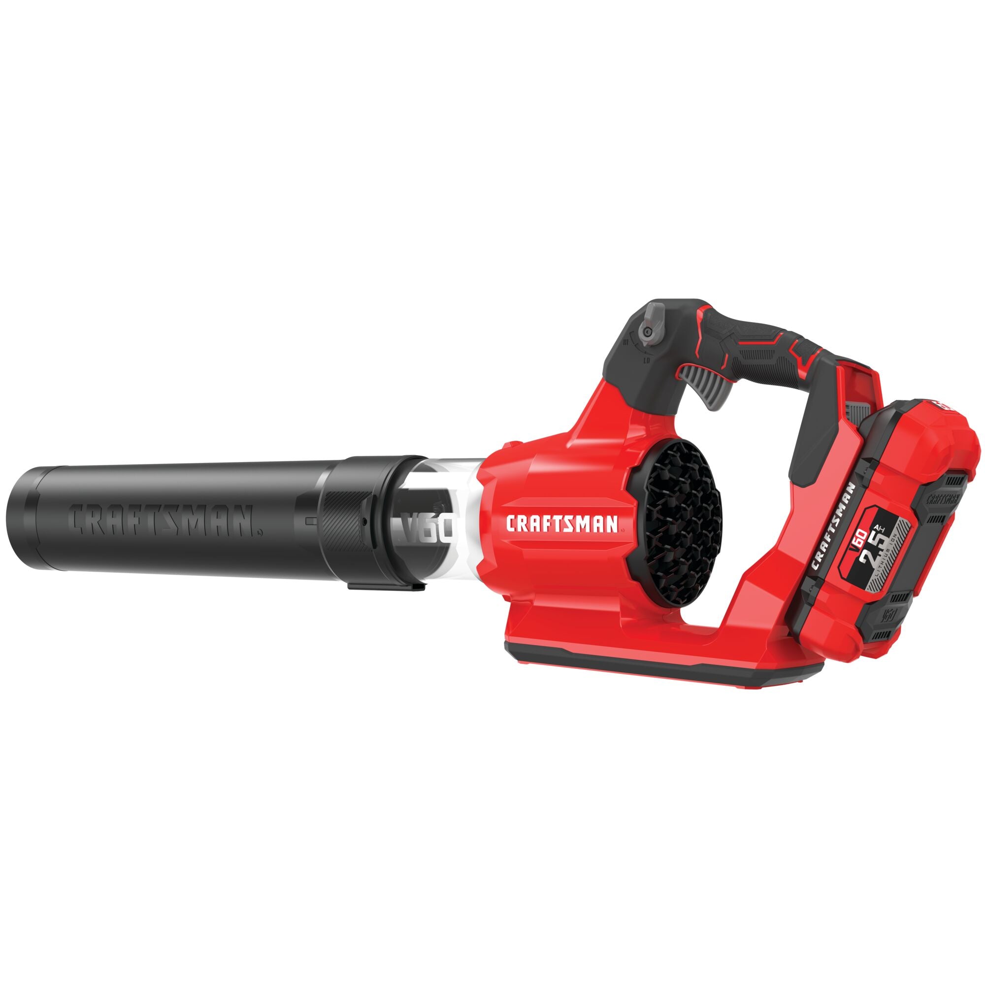 V60* Brushless Cordless Axial Leaf Blower Kit With Two 2.5 Ah Batteries and Charger Online Hot Sale
