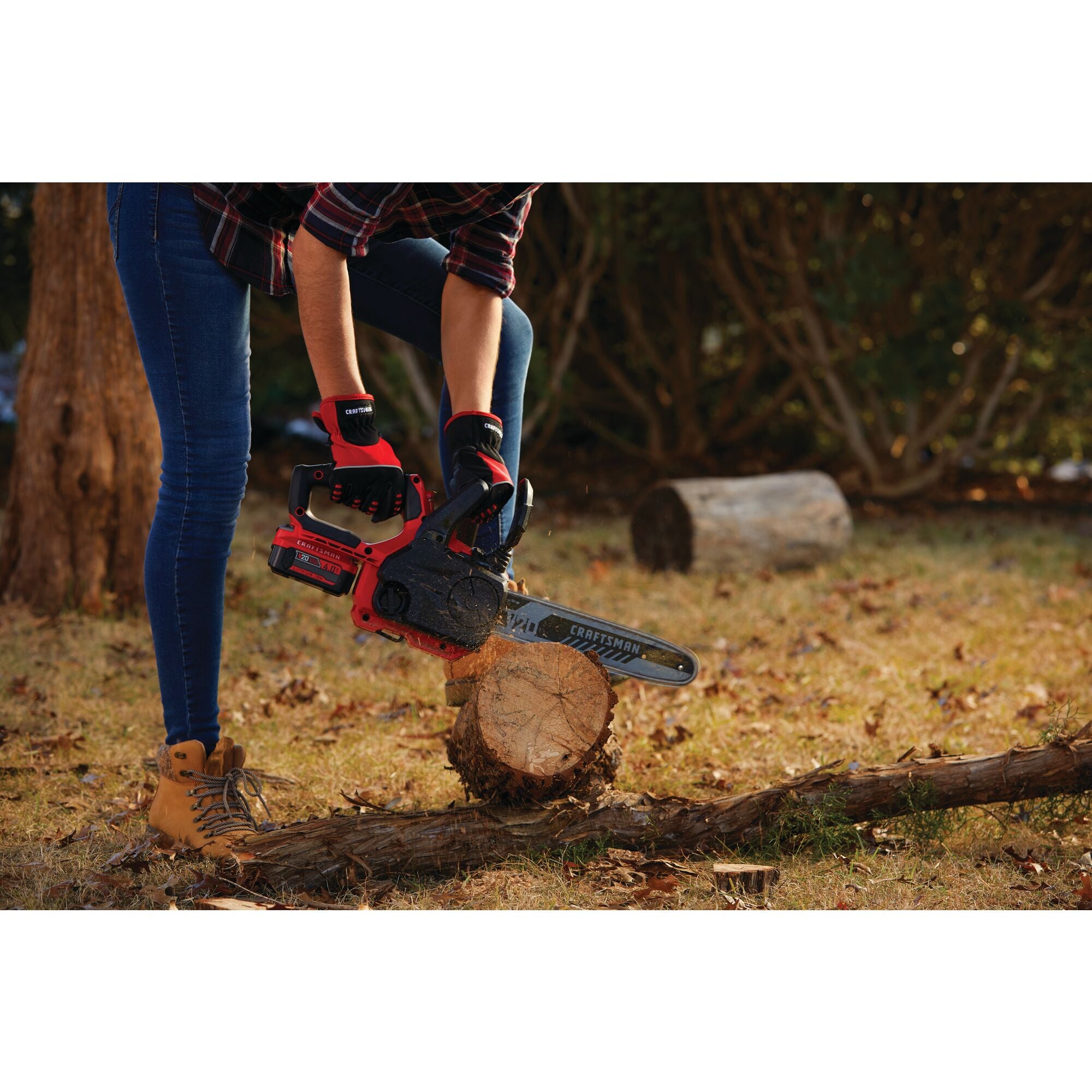 V20* 12-in. Cordless Compact Chainsaw Kit With 4.0 Ah Battery and Charger Online now