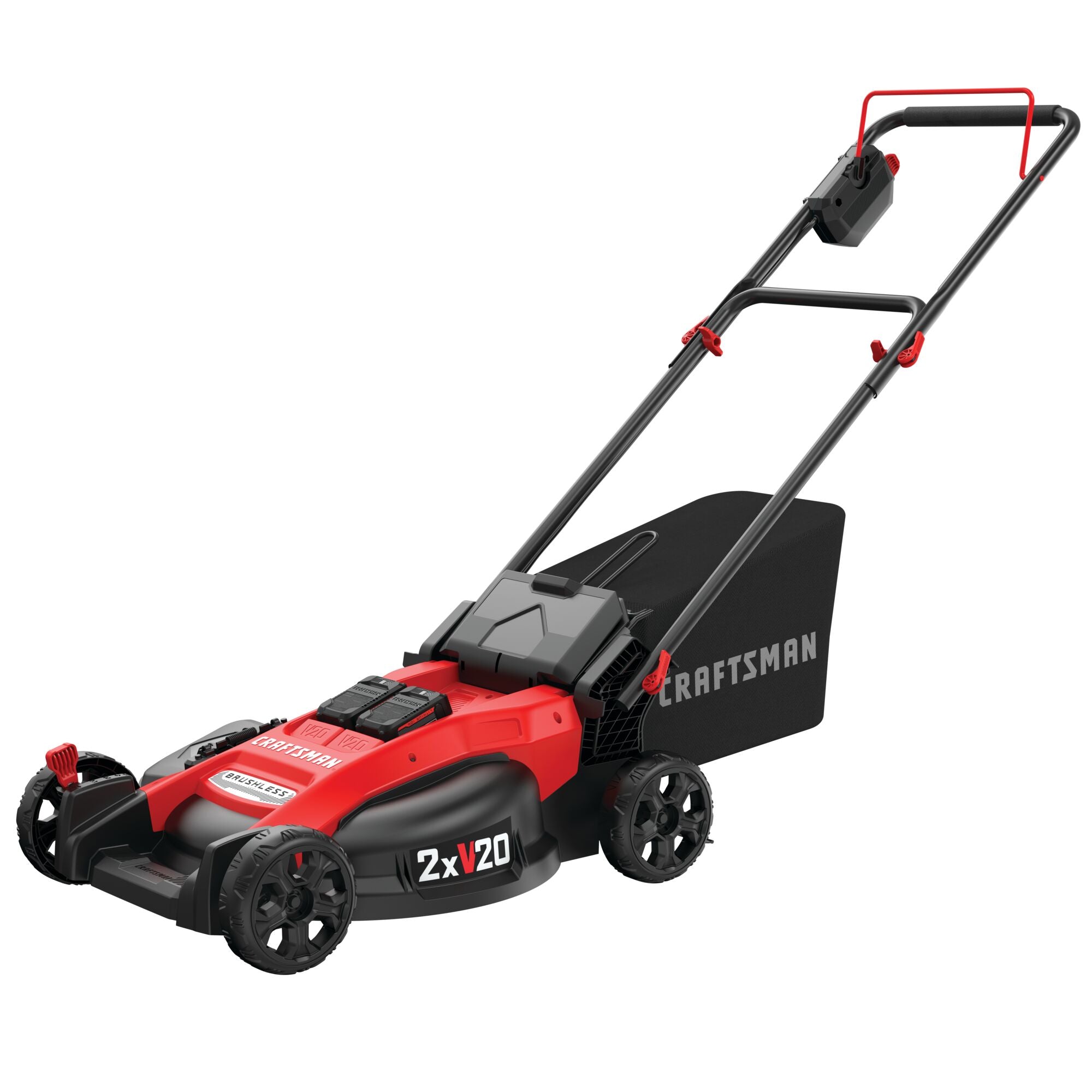V20* 2x20V MAX* 20-in. Brushless Cordless Push Mower With Two 5.0 Ah Batteries and Charger Discount