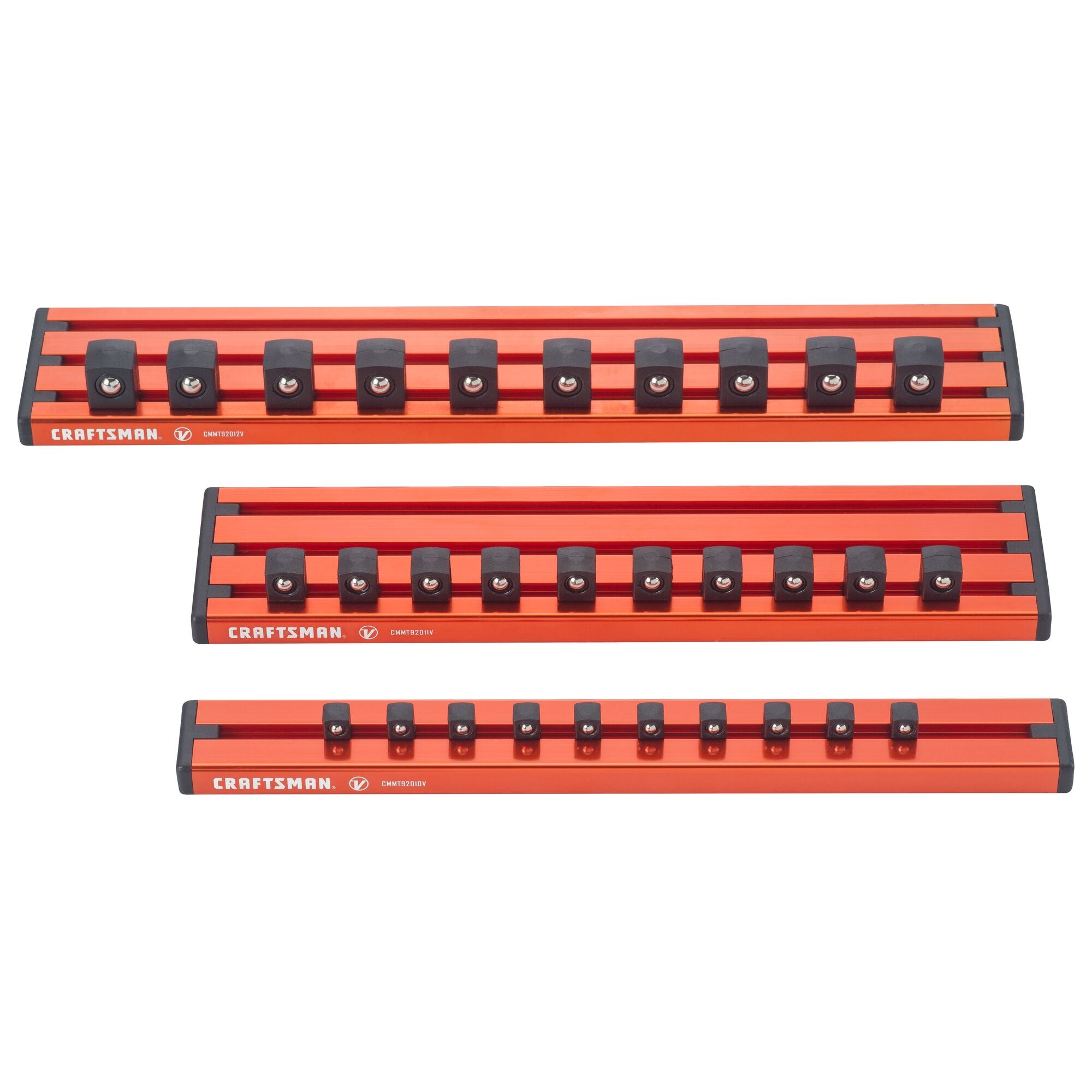 V-Series™ Magnetic Orange Socket Rails (3 PK) Online