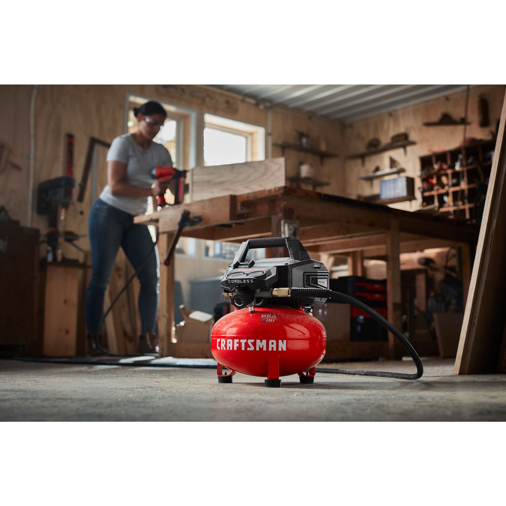 V20* 2.5 Gallon Brushless Cordless Air Compressor (Tool Only) Online now