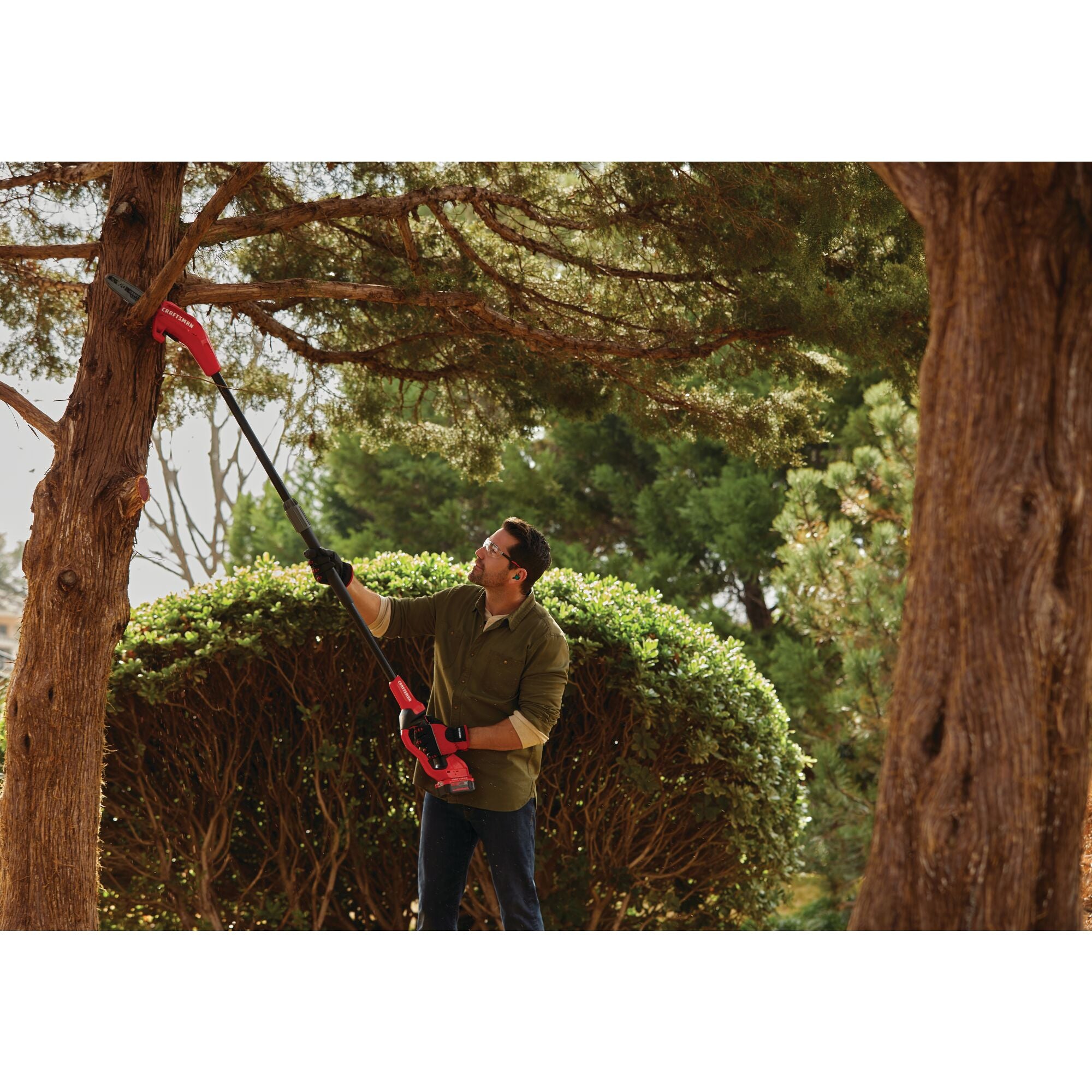 V20* 8-in. Cordless Pole Chainsaw Kit With 4.0 Ah Battery and Charger Supply