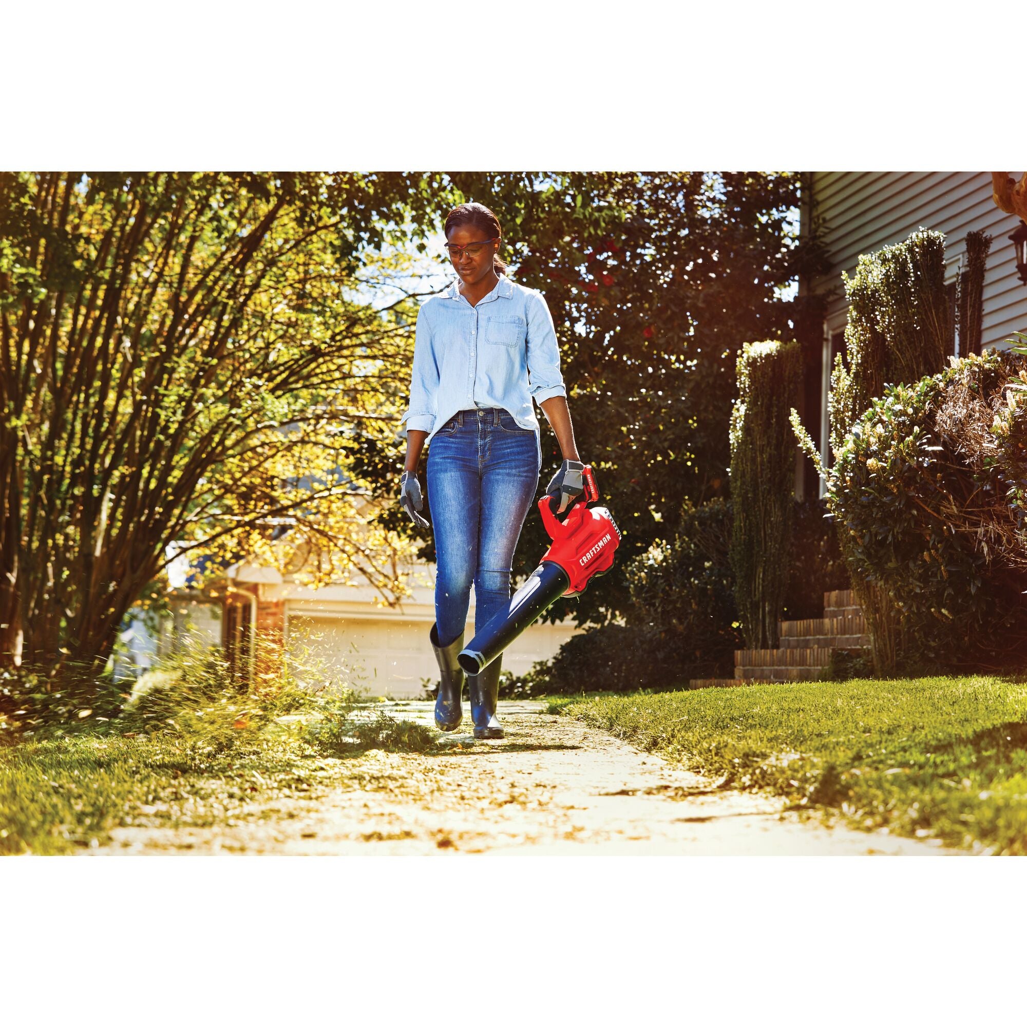 V20* Brushless Cordless Axial Blower Kit With Two 2.0 Ah Batteries and Charger Online now