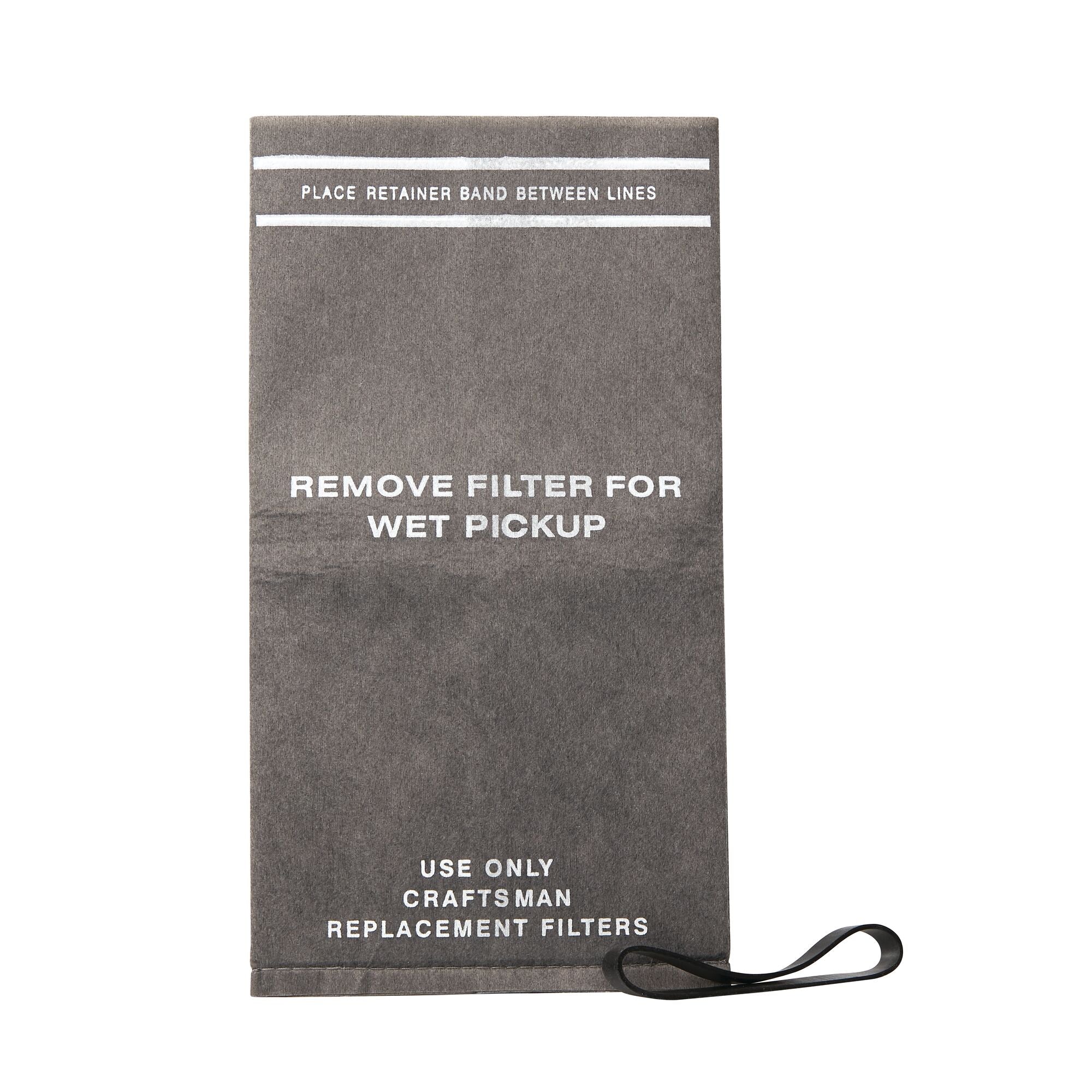 Wet/Dry Vac Filter Bags for 2 – 2.5 Gal Wet/Dry Vacs and Powerhead Bucket Vac (3 PK) Discount