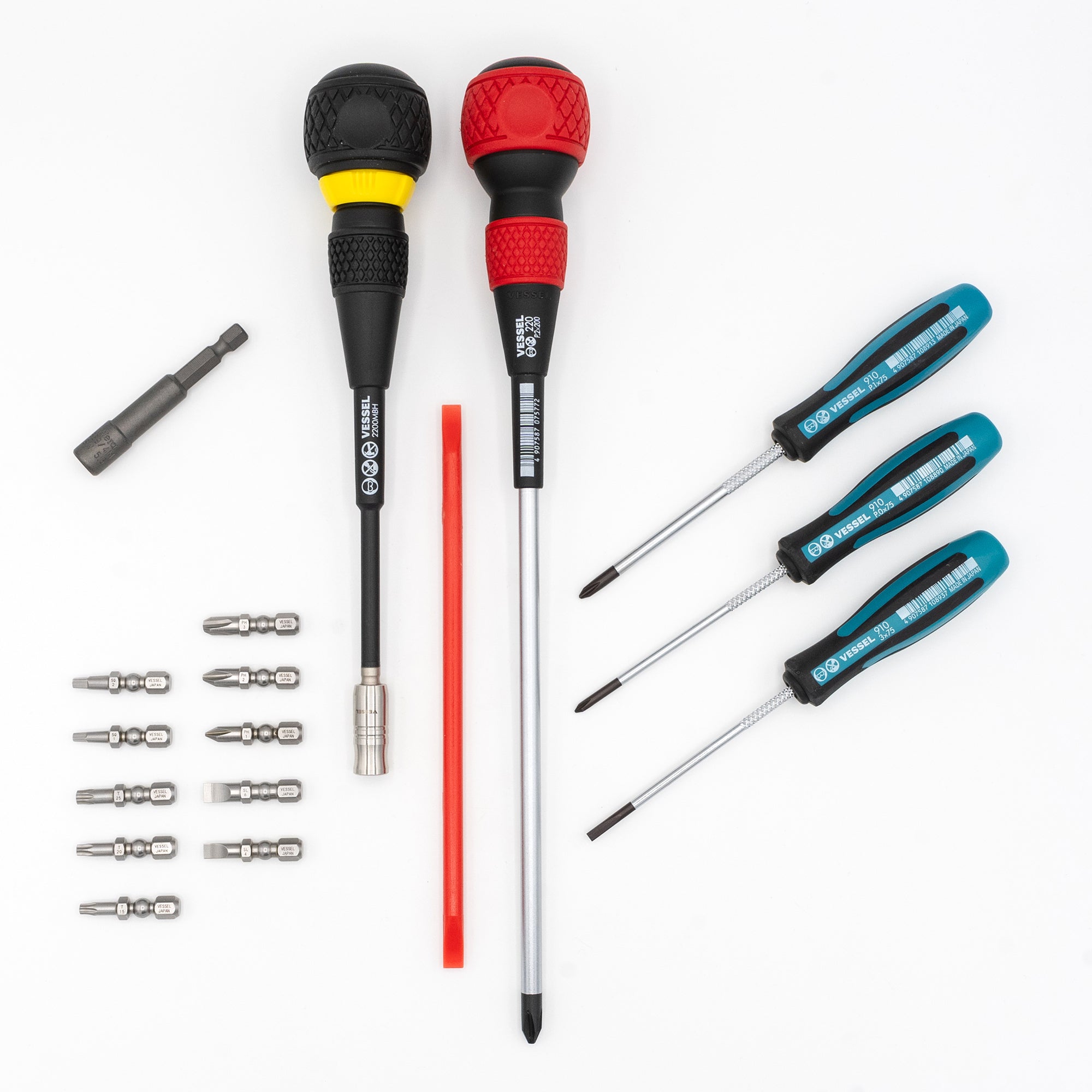 Crawford Basic Copier Tool Kit w/Vessel JIS Screwdrivers- 40V-BP4 in 4-Panel Backpack Zipper Tool Case Online