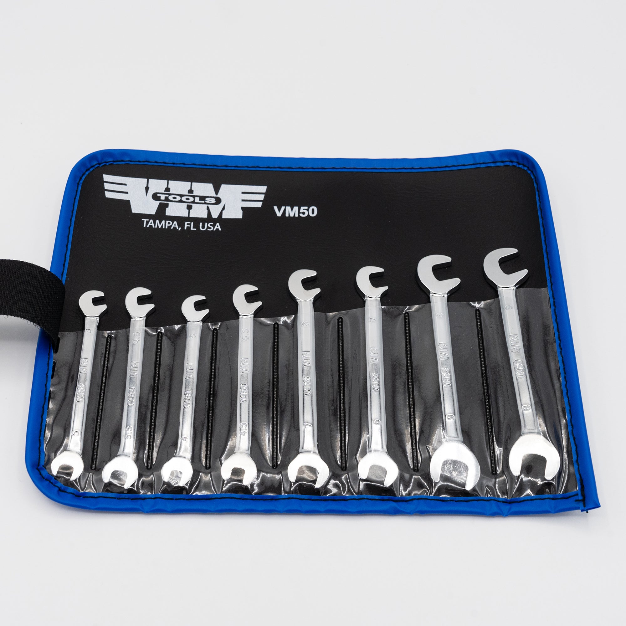 Vim Tools VM50 Miniature Open-End Metric Wrench Set 8 Piece 4mm to 9mm Discount