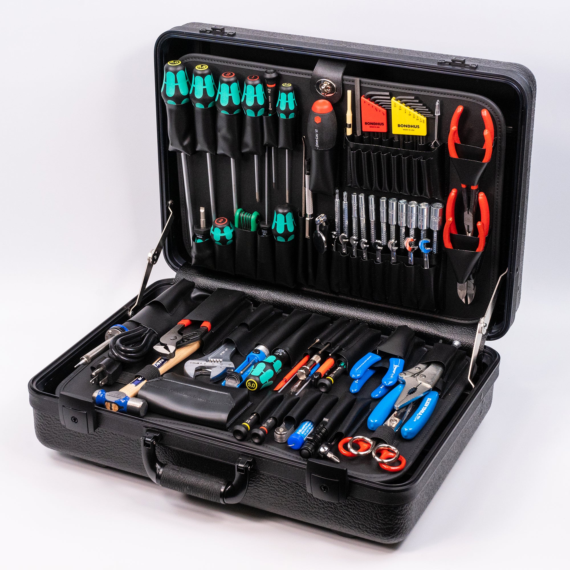 Crawford Premium Metric Field Engineers Tool Kit – 89MWR-G256 in Ultimate Gladiator 6″ Deep Tool Case Online Sale