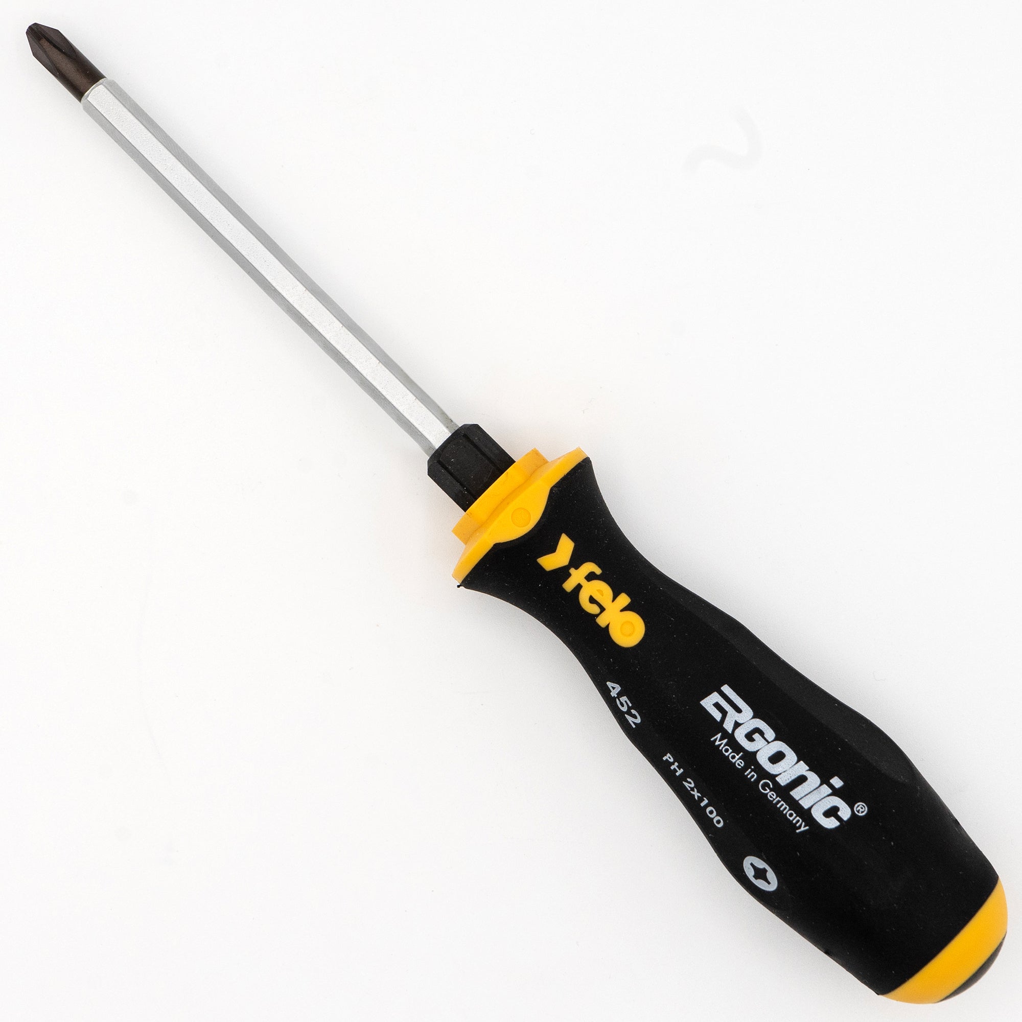 Felo 64533 Phillips #2 x 4″ Ergonic Chiseldriver with Hammer Cap Flat Blade Screwdriver on Sale