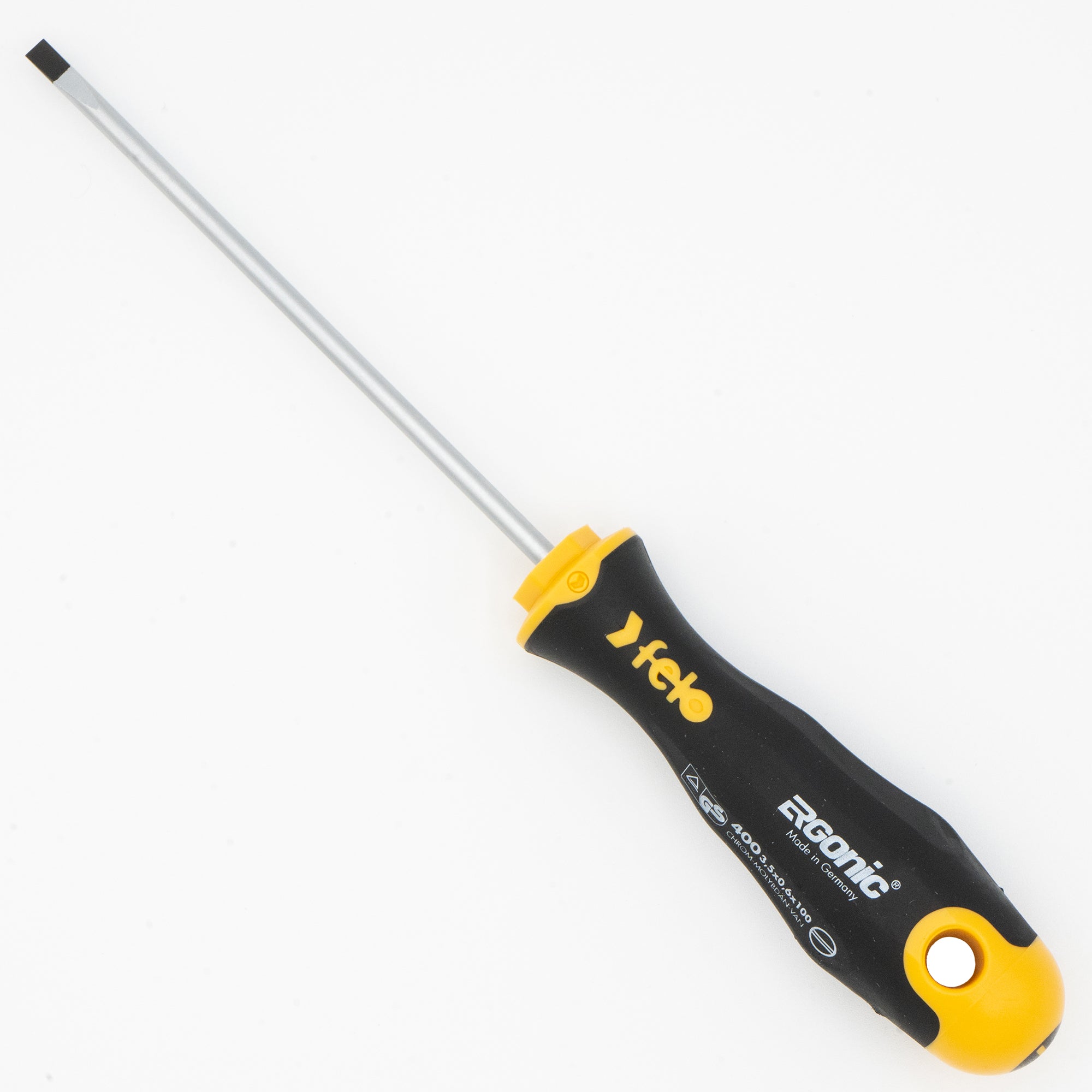 Felo 53119 Slotted 3.5mm (9/64″) x 4″ Flat Blade Ergonic Screwdriver Discount