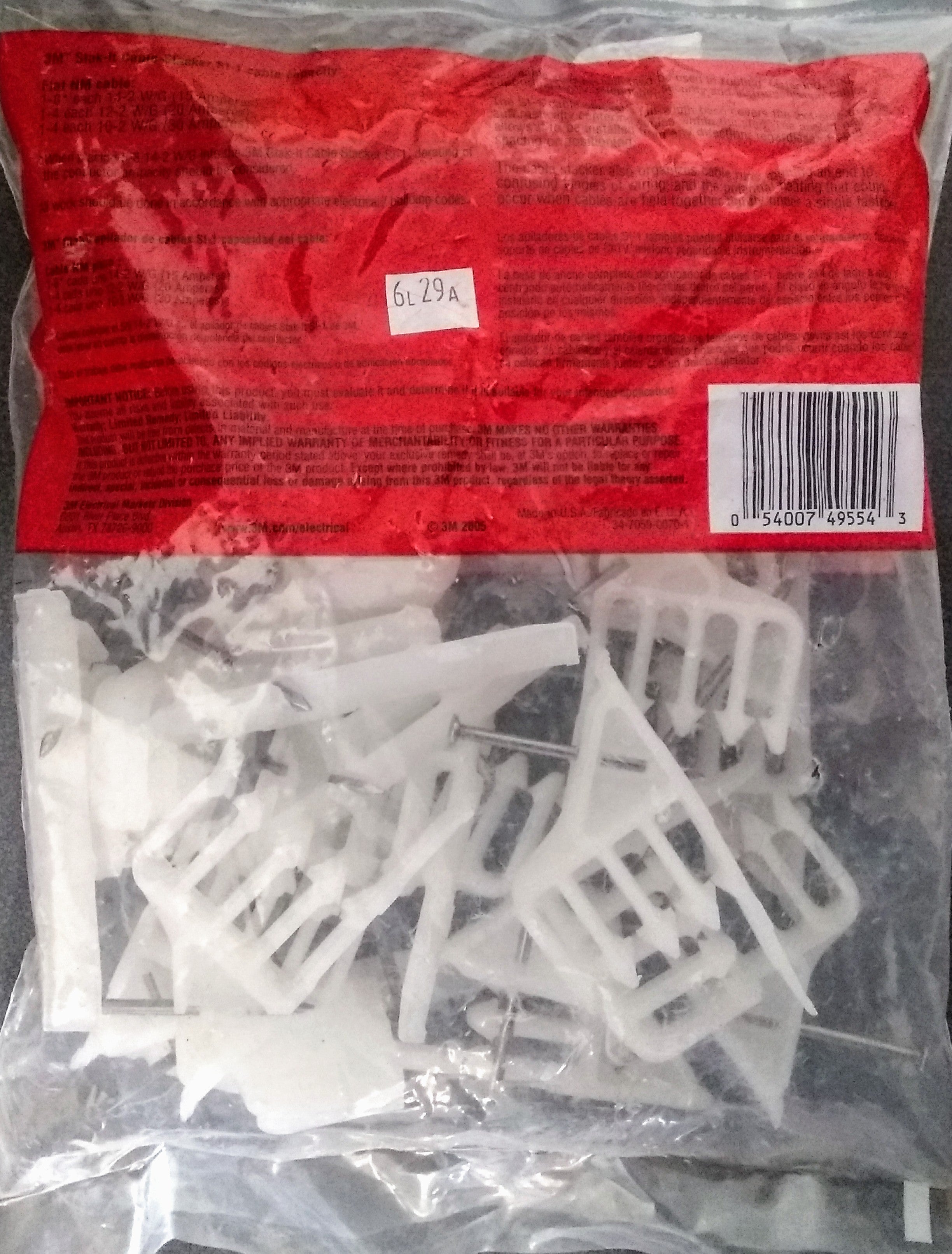 3M Stak-It SI-1 Cable Stacker Bag of 25 pieces USA Online now