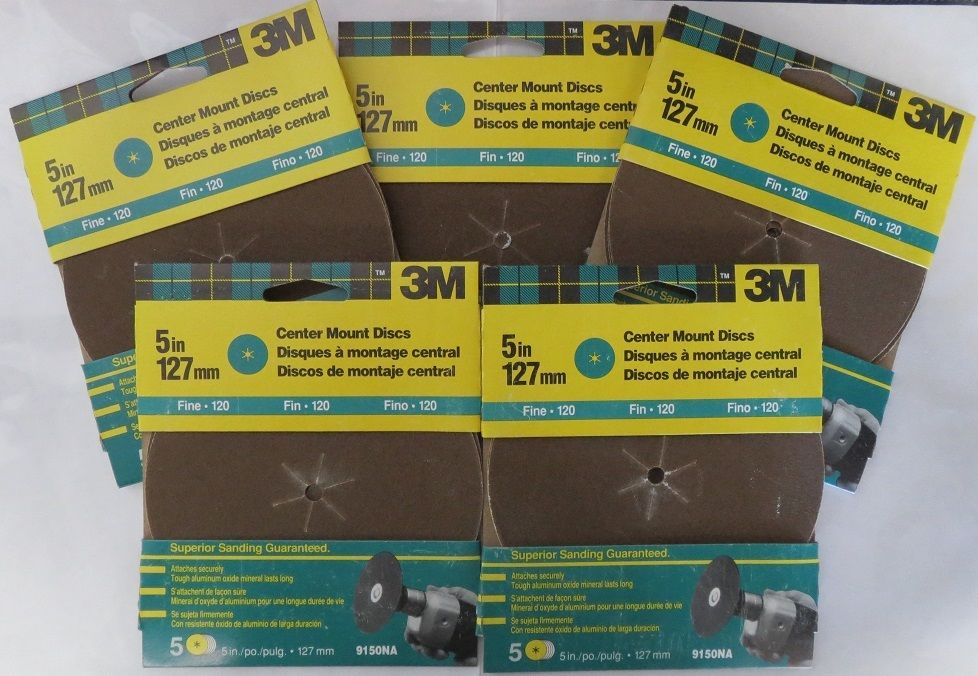 3M 5inch  Fine Center Mount Discs 9150NA 5 Packs Online Hot Sale