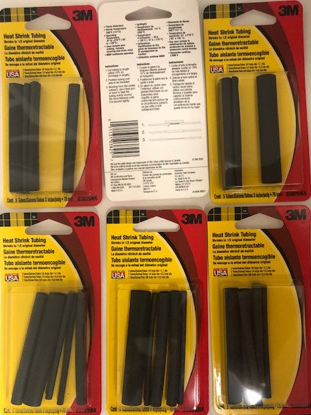 3M 03825NA Heat Shrink Tubing USA (6 Packs of 5) Discount