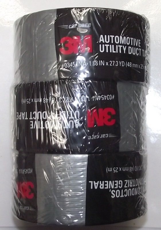 3M 03454NA Automotive Utility Duct Tape 1.88″ x 27.3 yd. — 3 ROLLS Discount
