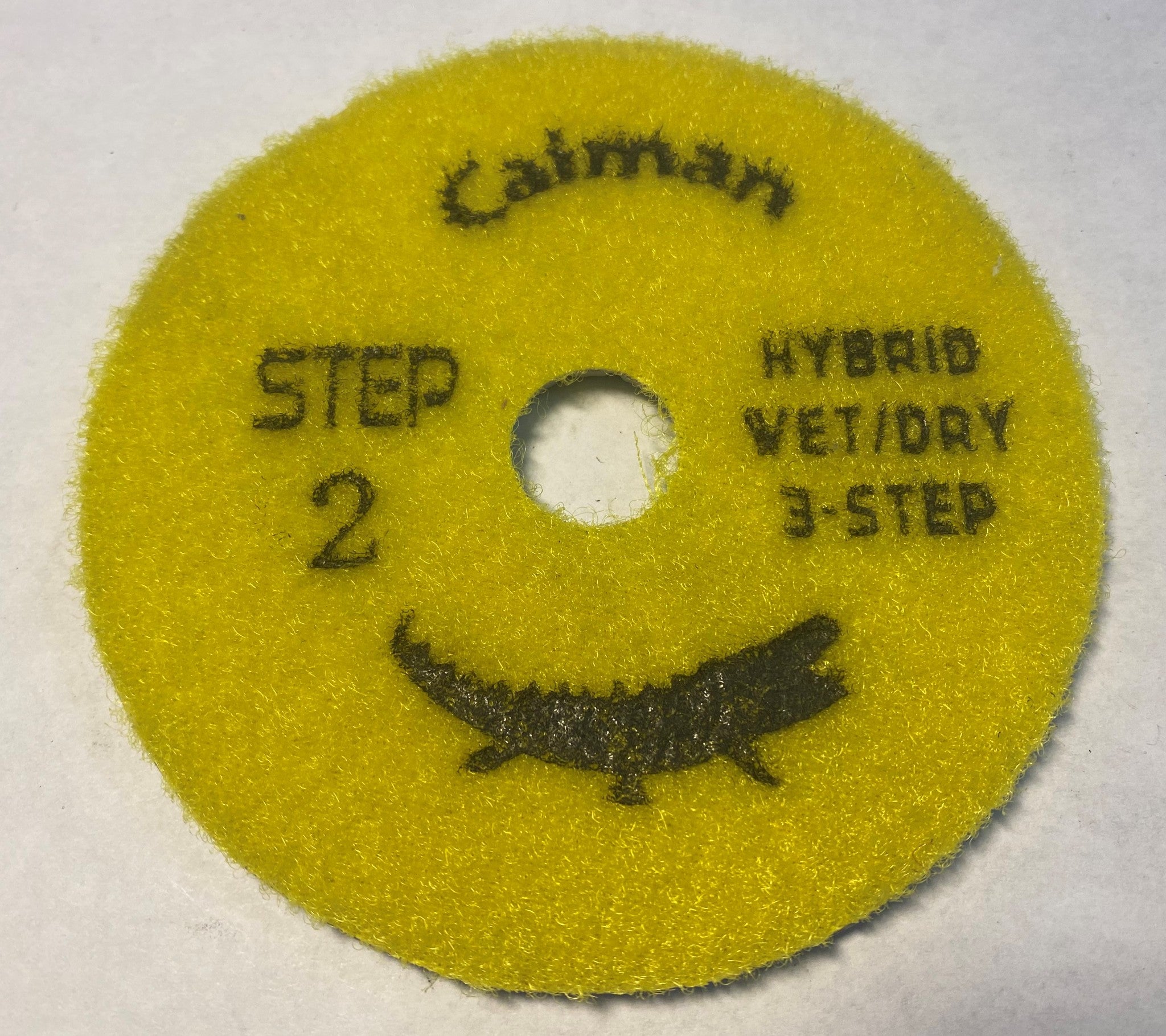 Caiman 14605 4″ Wet/Dry Polishing Pad Hybrid 3-Step Step 2 Yellow Online now