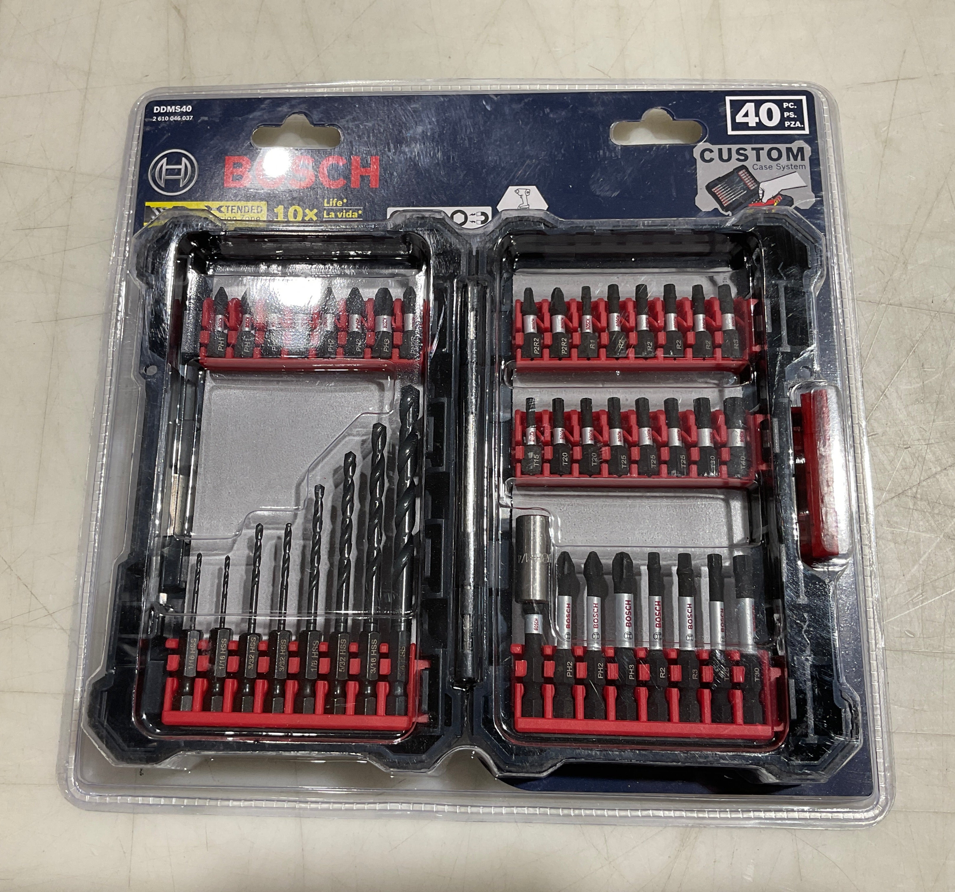 Bosch DDMS40 40pc Black Oxide drill bit & insert bit set #B14 Online Sale