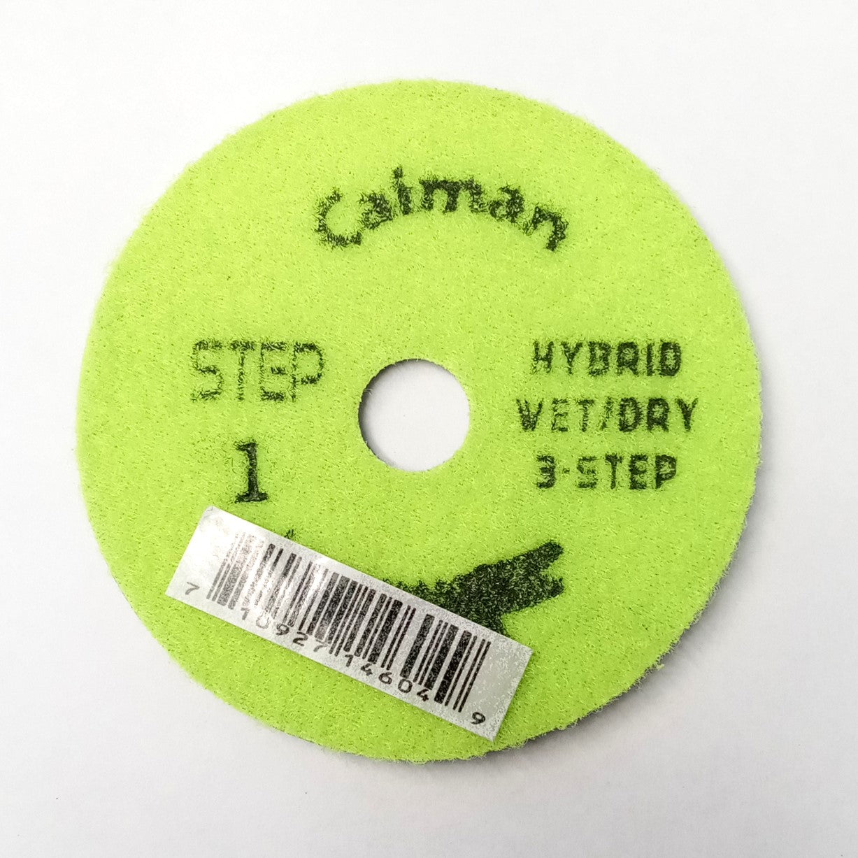 Caiman 14604 4″ Wet Polishing Pad Hybrid 3-Step Step 1 Lime Hot on Sale