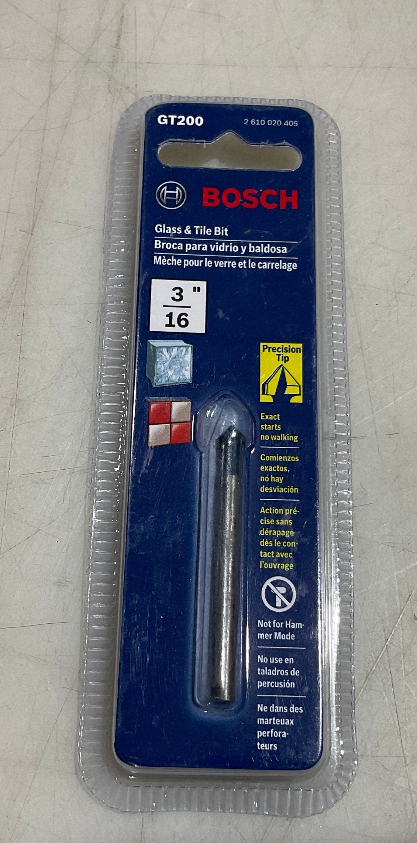 Bosch GT200 3/16″ Glass & Tile Bit #I-5 Online Hot Sale