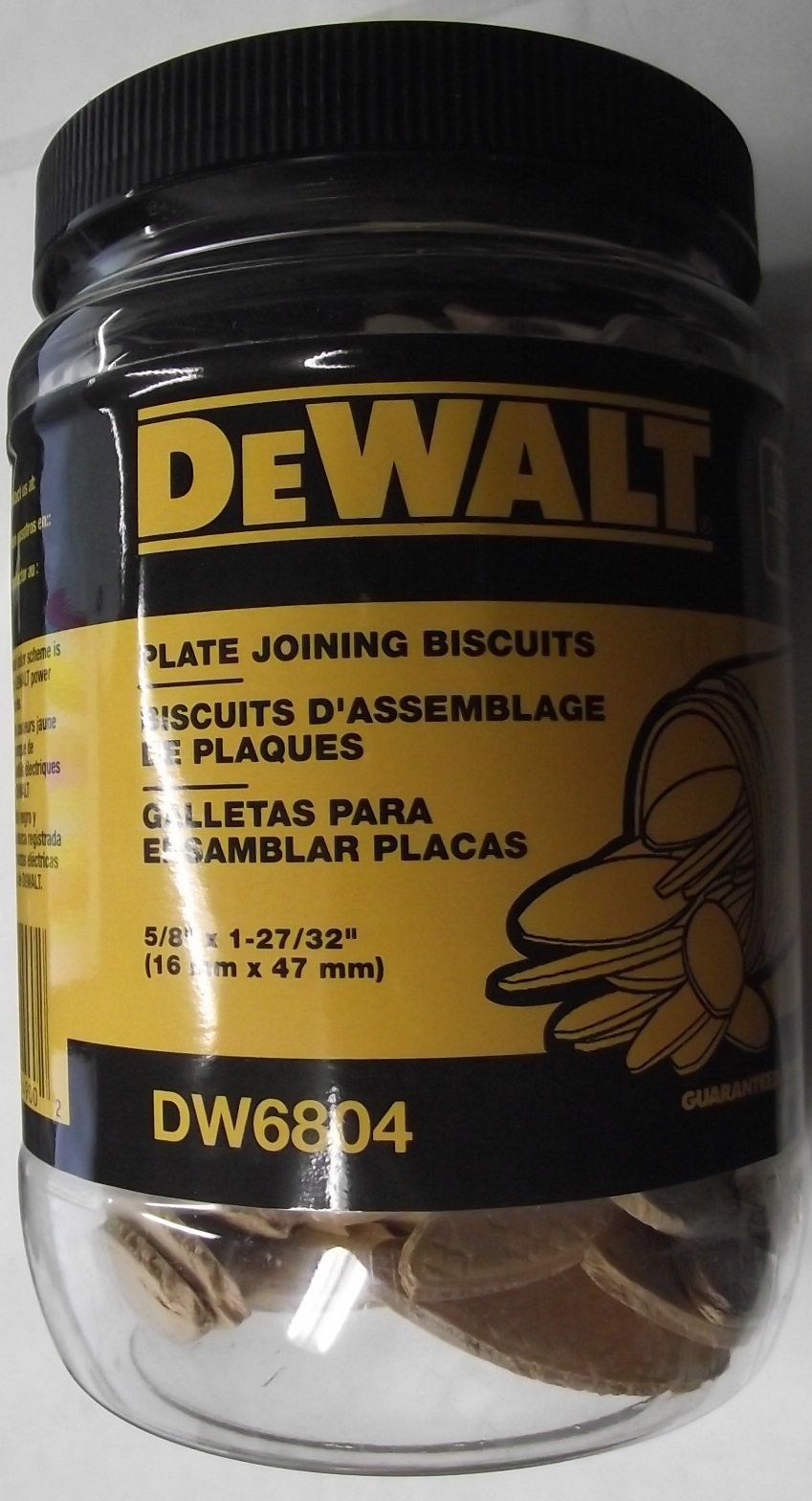 Dewalt DW6804 Plate Joiner Biscuits Size 0 150 Pack USA Fashion