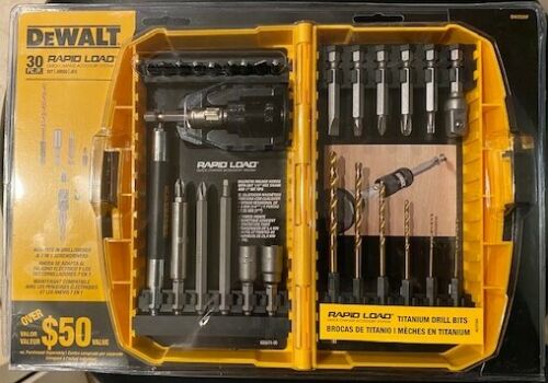 DEWALT DW2520F 30-Piece Rapid Load Set With Titanium Drill Bits Online now