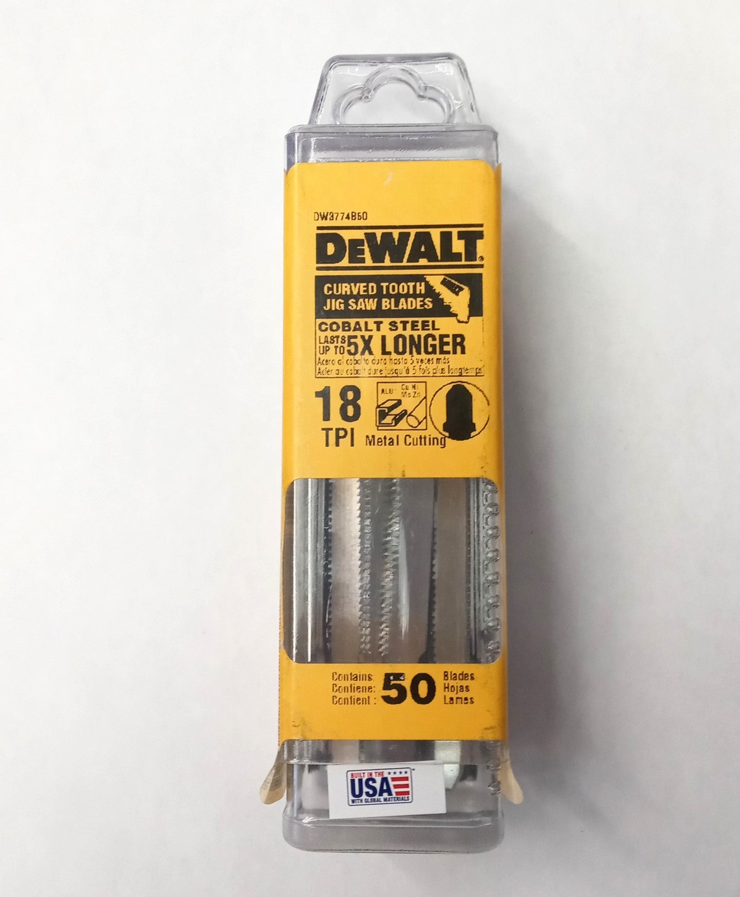 DeWalt DW3774B50 T-Shank Jig Saw Blades 50-pack 18 TPI Bi-Metal USA Online Hot Sale