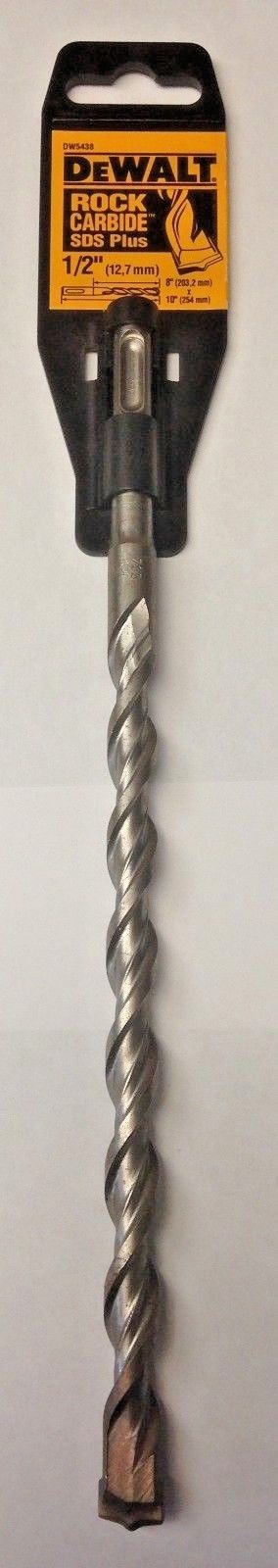 Dewalt DW5438 1/2″ x 8″ x 10″ Rock Carbide SDS Plus Hammer Drill Bit Germany Fashion