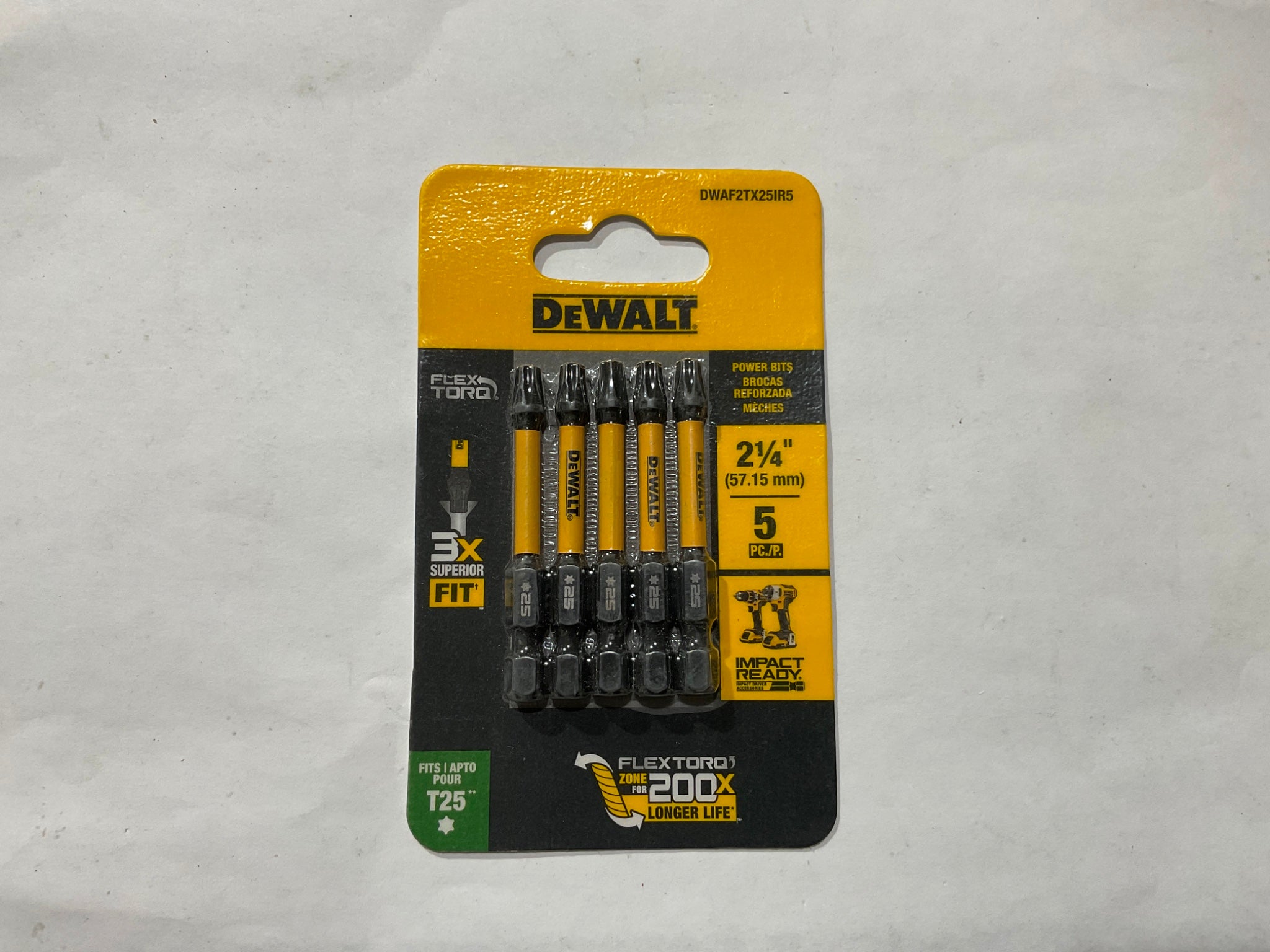 DeWalt DWAF2TX25IR5 T25 FlexTorq Power Bits #I-109 on Sale
